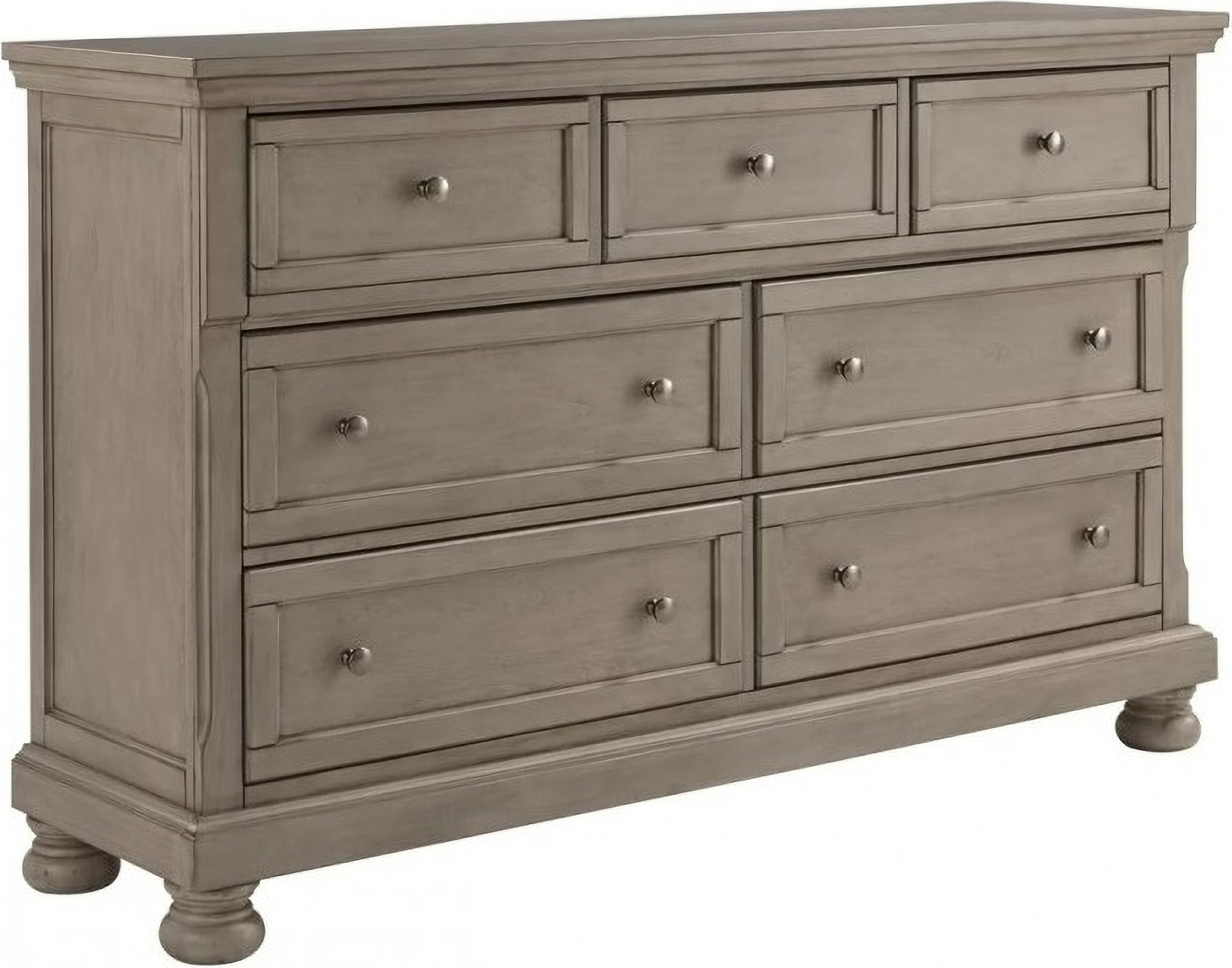 Lettner Light Gray Sleigh Bedroom Set - 1StopBedrooms.