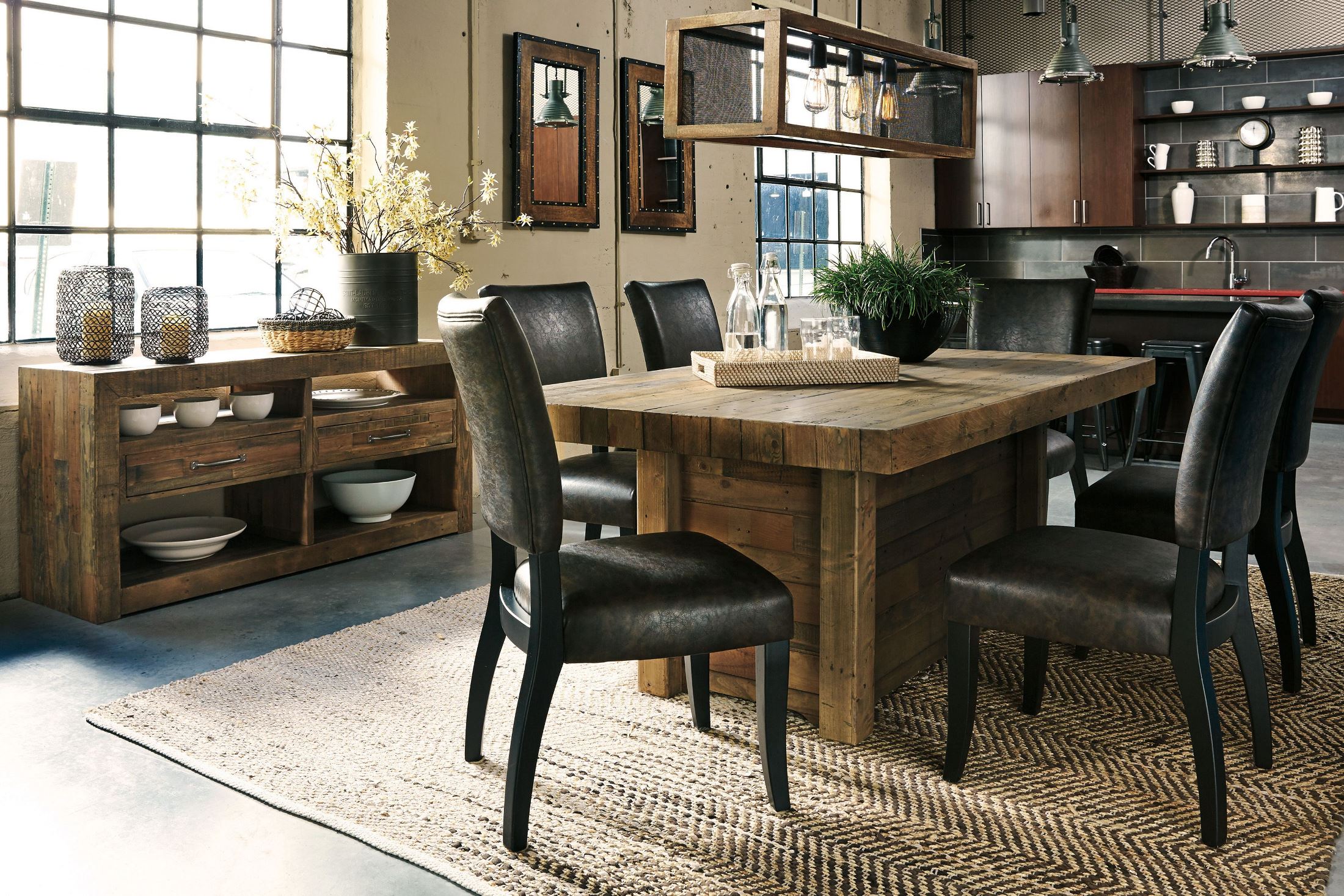 Signature Design by Ashley 65 Sommerford Wood Dining Bench, Set of 1 .Brown