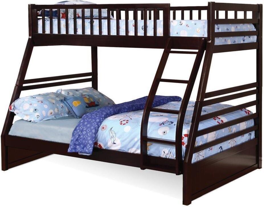Dakota Twin Over Full Bunk Bed In Java 1StopBedrooms