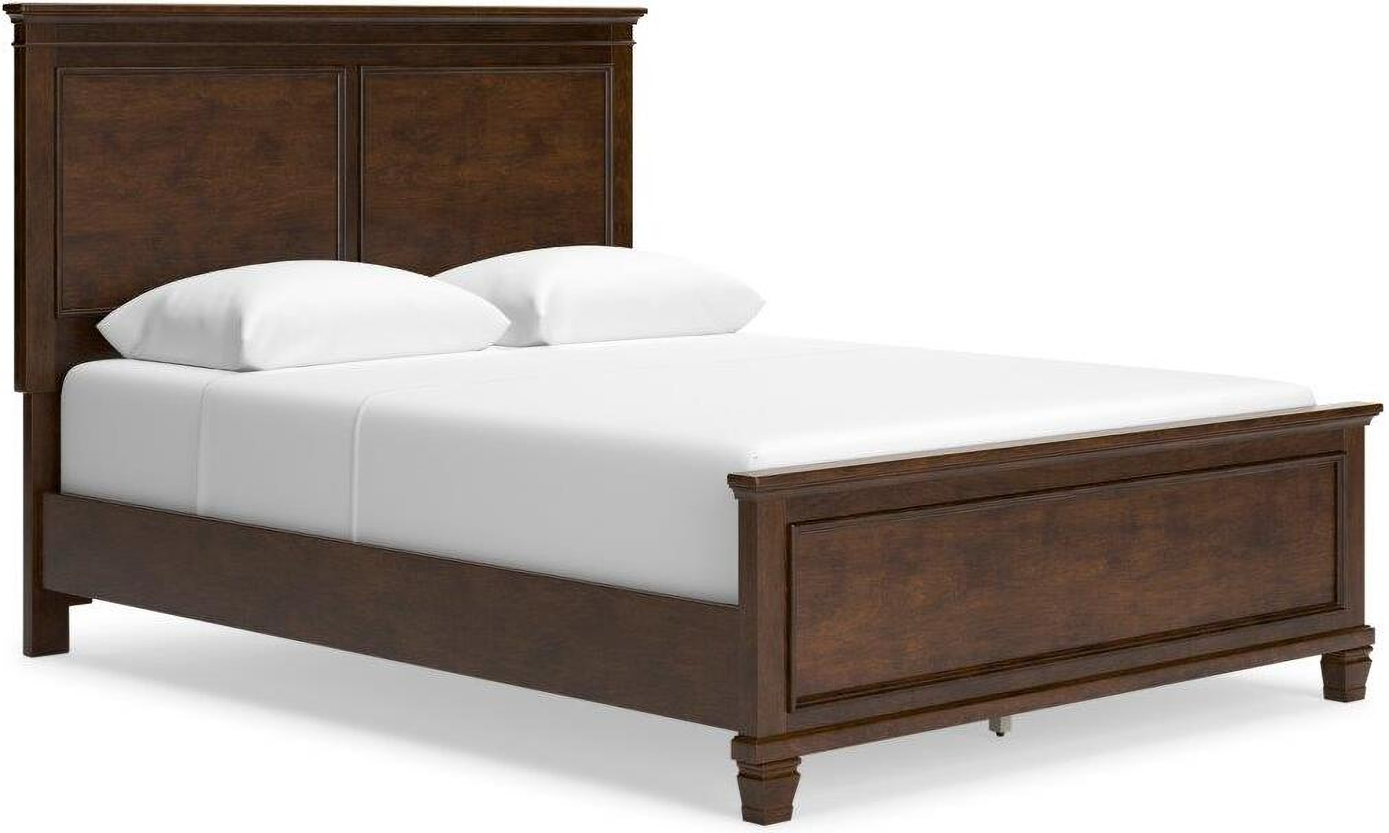 Danabrin Rich Brown Cherry Queen Panel Bed by Ashley Furniture