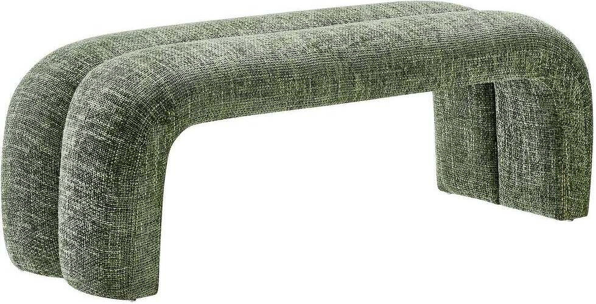 Dax 50.5 Inch Chenille Upholstered Accent Bench In Basil by Modway ...
