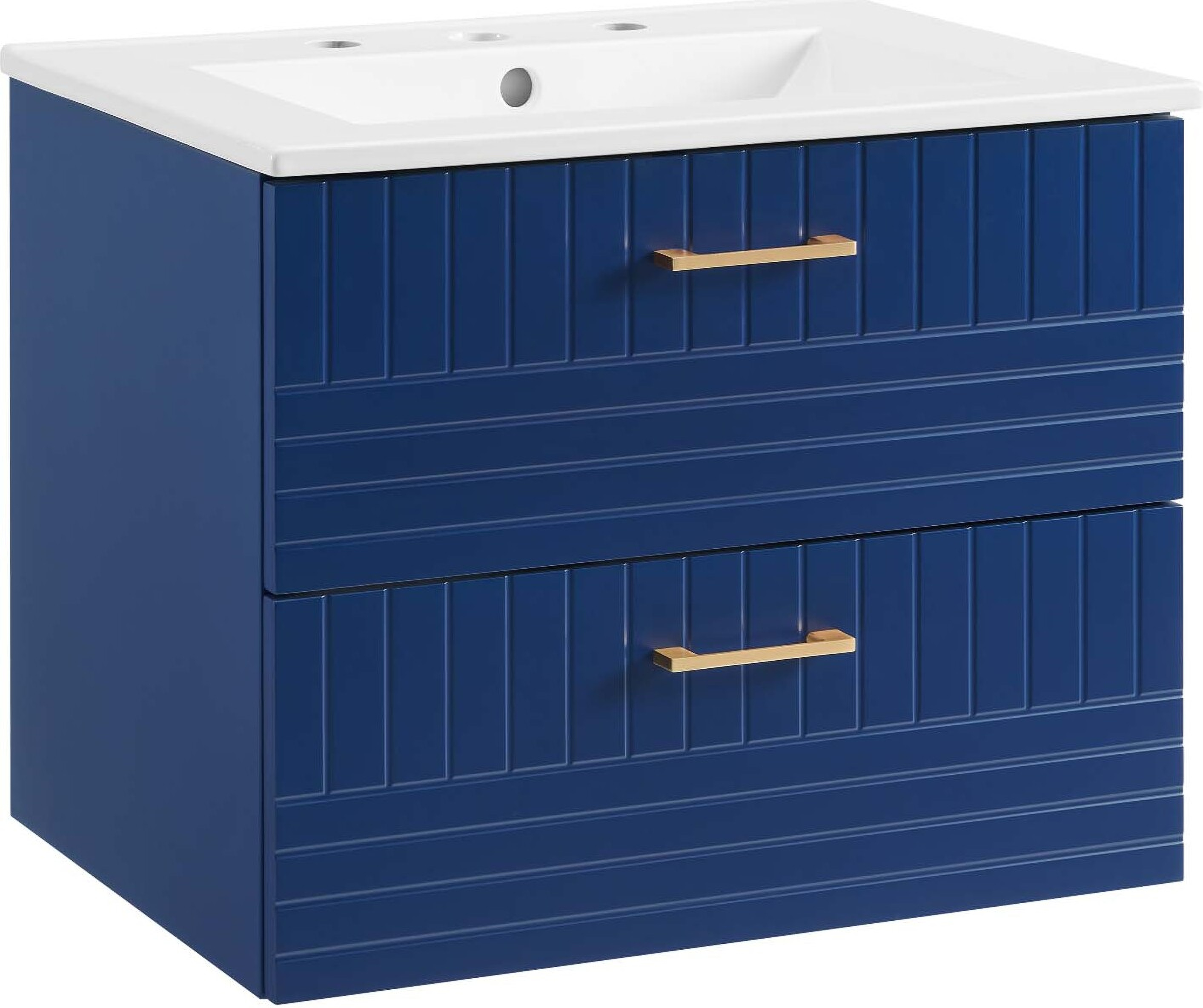 Daybreak 24 Inch Bathroom Vanity In Blue White EEI-5818-BLU-WHI by ...