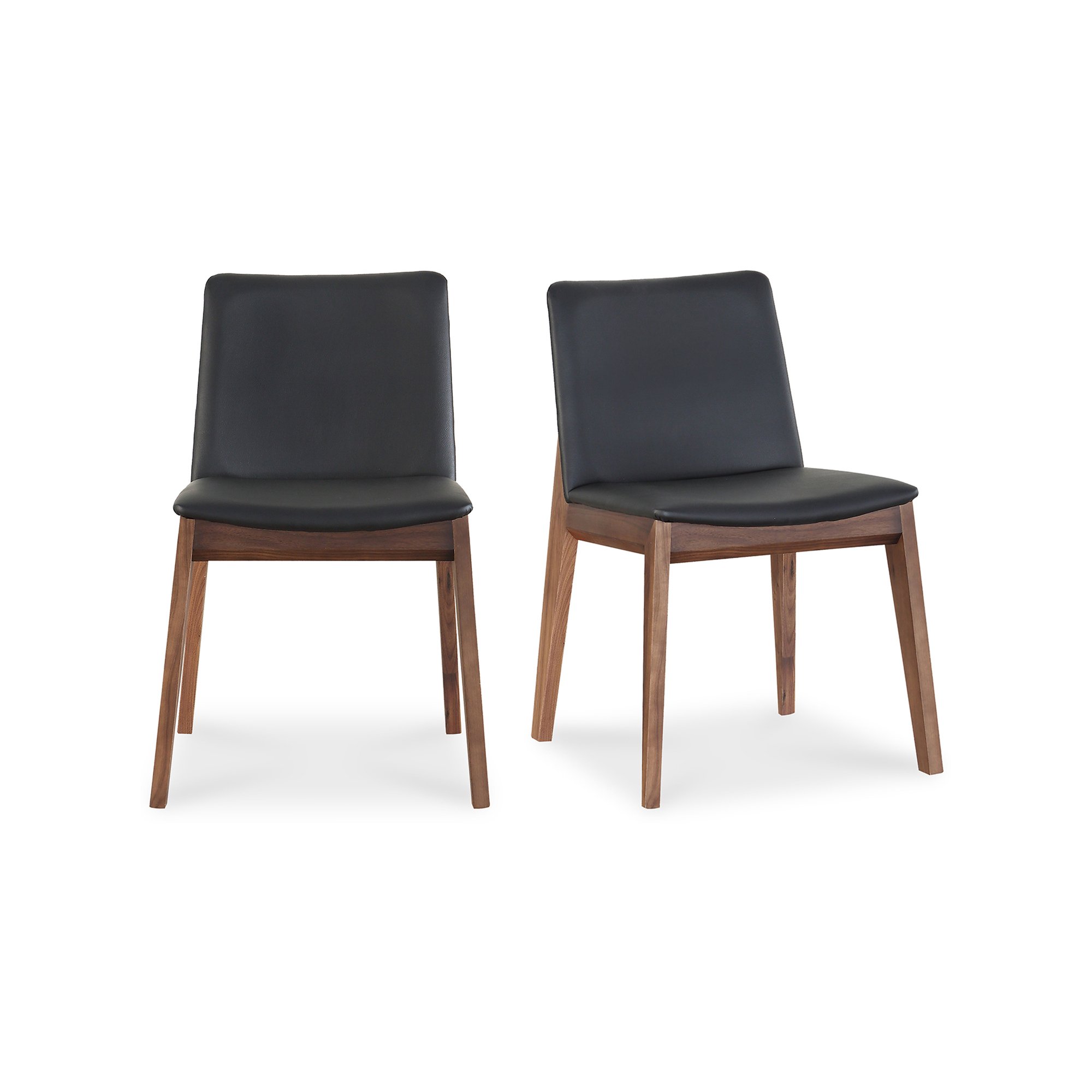 Deco Ebony Dining Chairs Set of 2