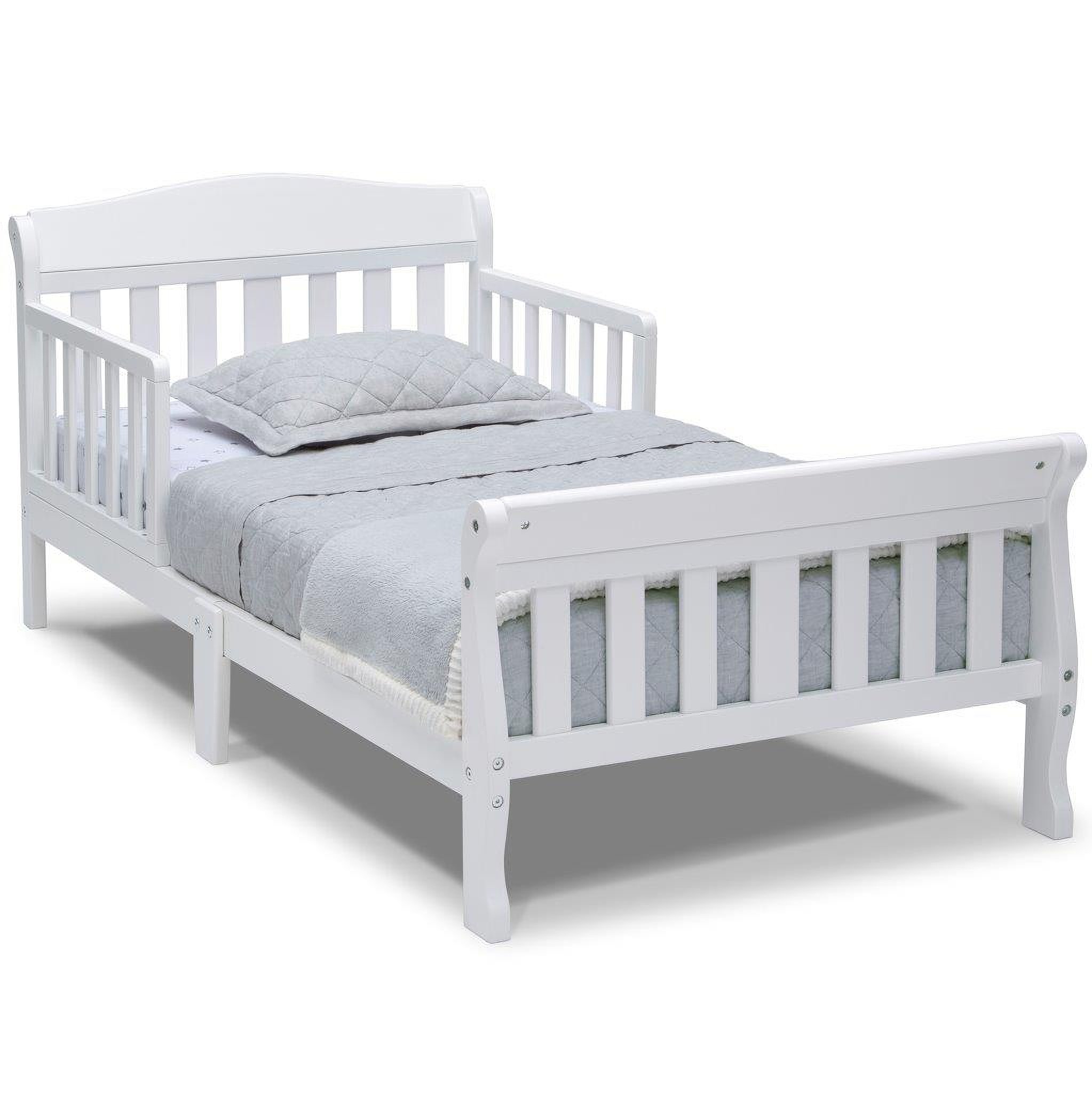 Delta Children Princess Crown Wood newest Toddler Bed, Greenguard Gold Certified, White