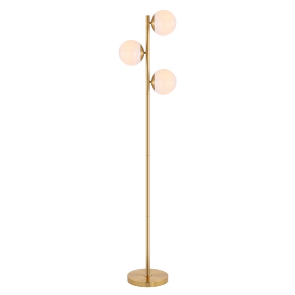 Devlyn Floor Lamp in Gold by Safavieh | 1StopBedrooms