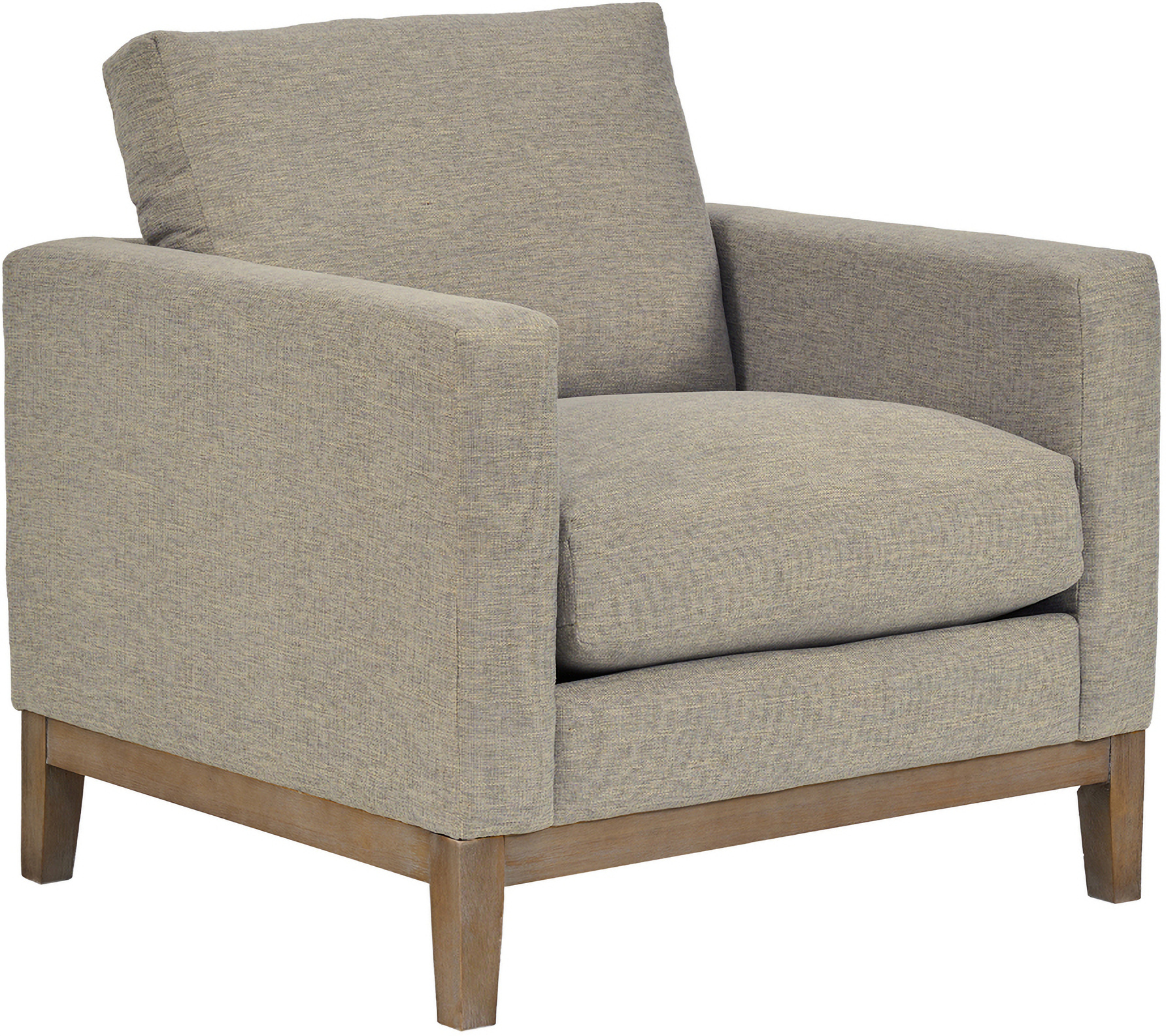 Donna 35 Inch Upholstered Accent Chair In Platinum Gray by Armen Living ...