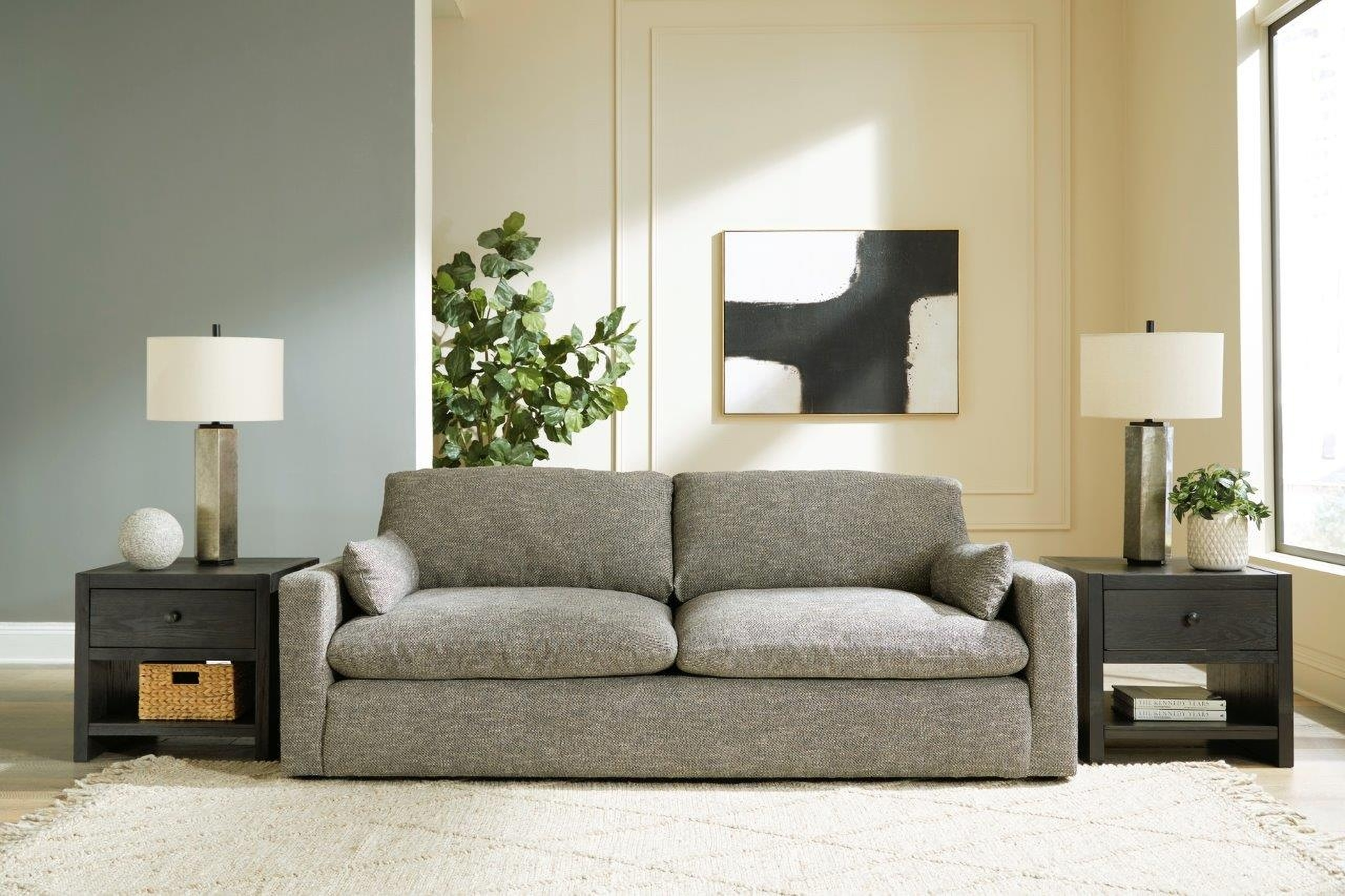 Dramatic Sofa - Granite Dramatic Sofa - Granite