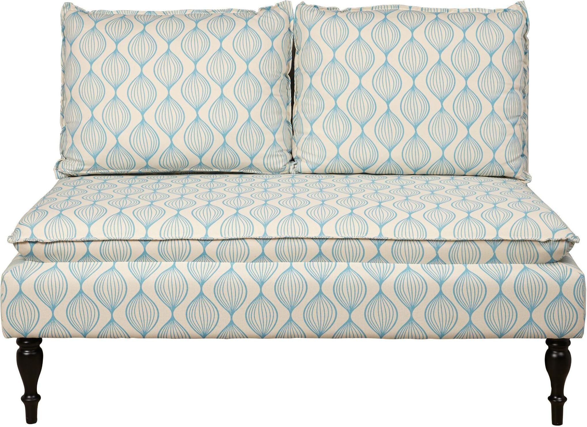 Upholstered Pattern Blue Banquette Bench Bedroom Benches Bedroom   Ds 2282 400 S 