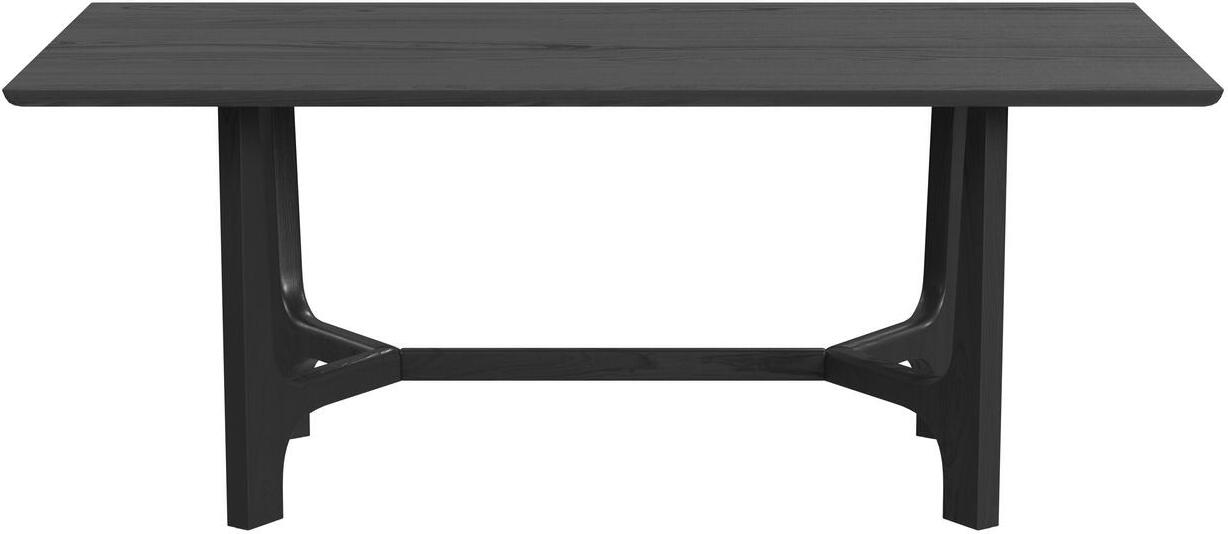 Dunnigan Dining Table In Black by Bassett Mirror Company | 1StopBedrooms