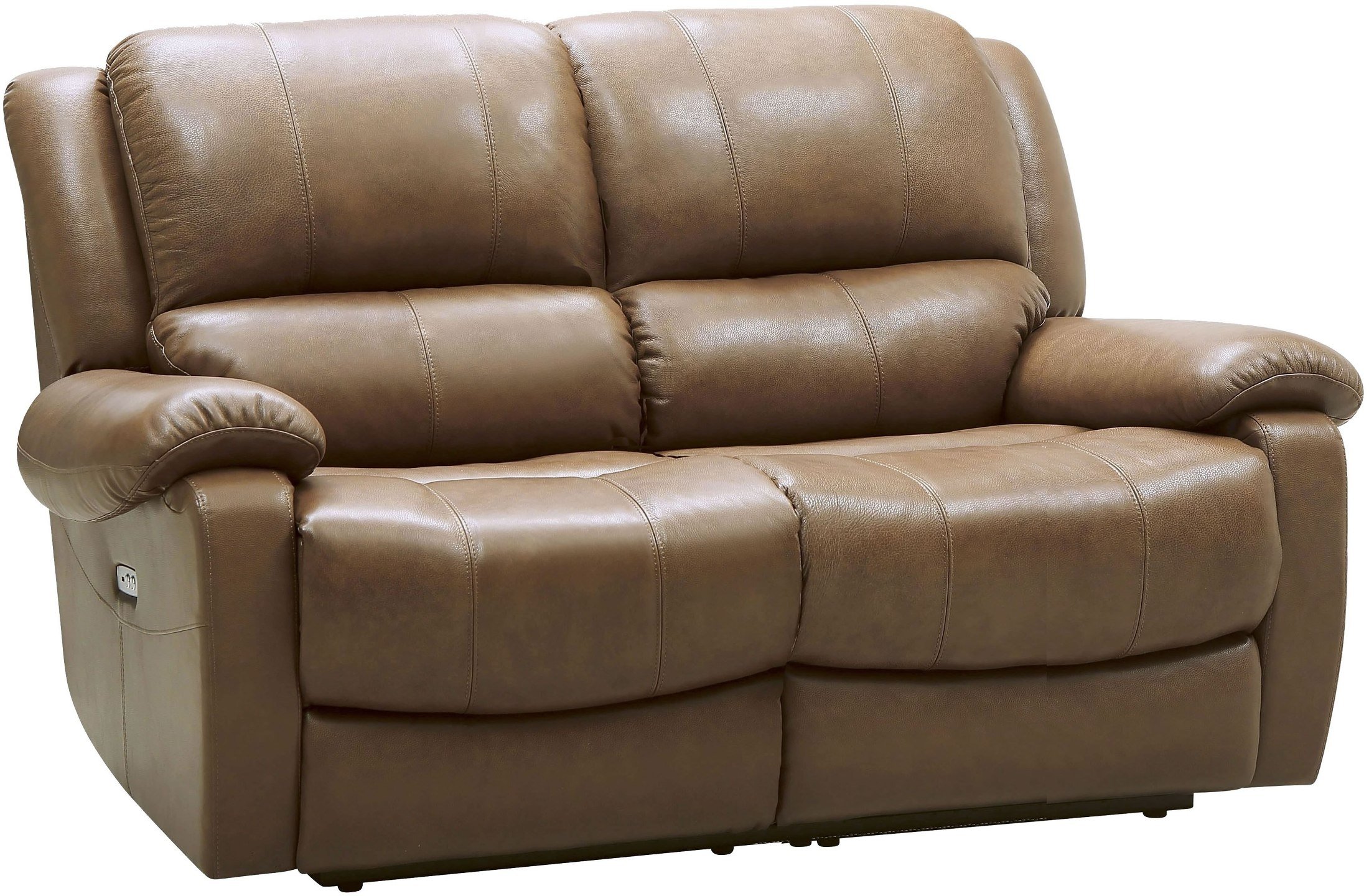 peanut butter leather sofa