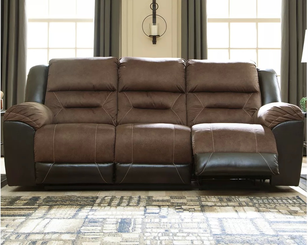 Earhart Reclining Sofa In Chestnut By