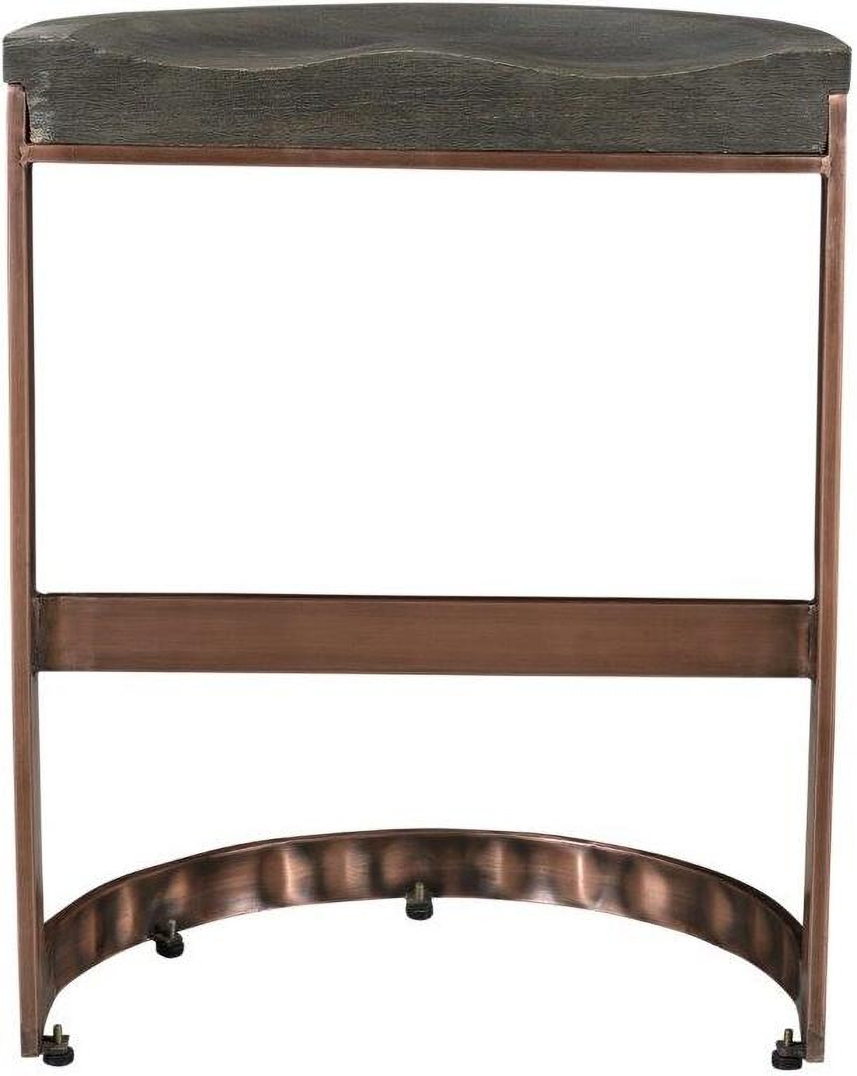 Grey and copper discount stool