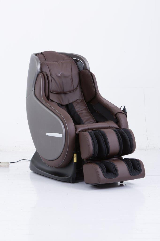 Elvis Chocolate Faux Leather Premium Massage Chair With Bluetooth