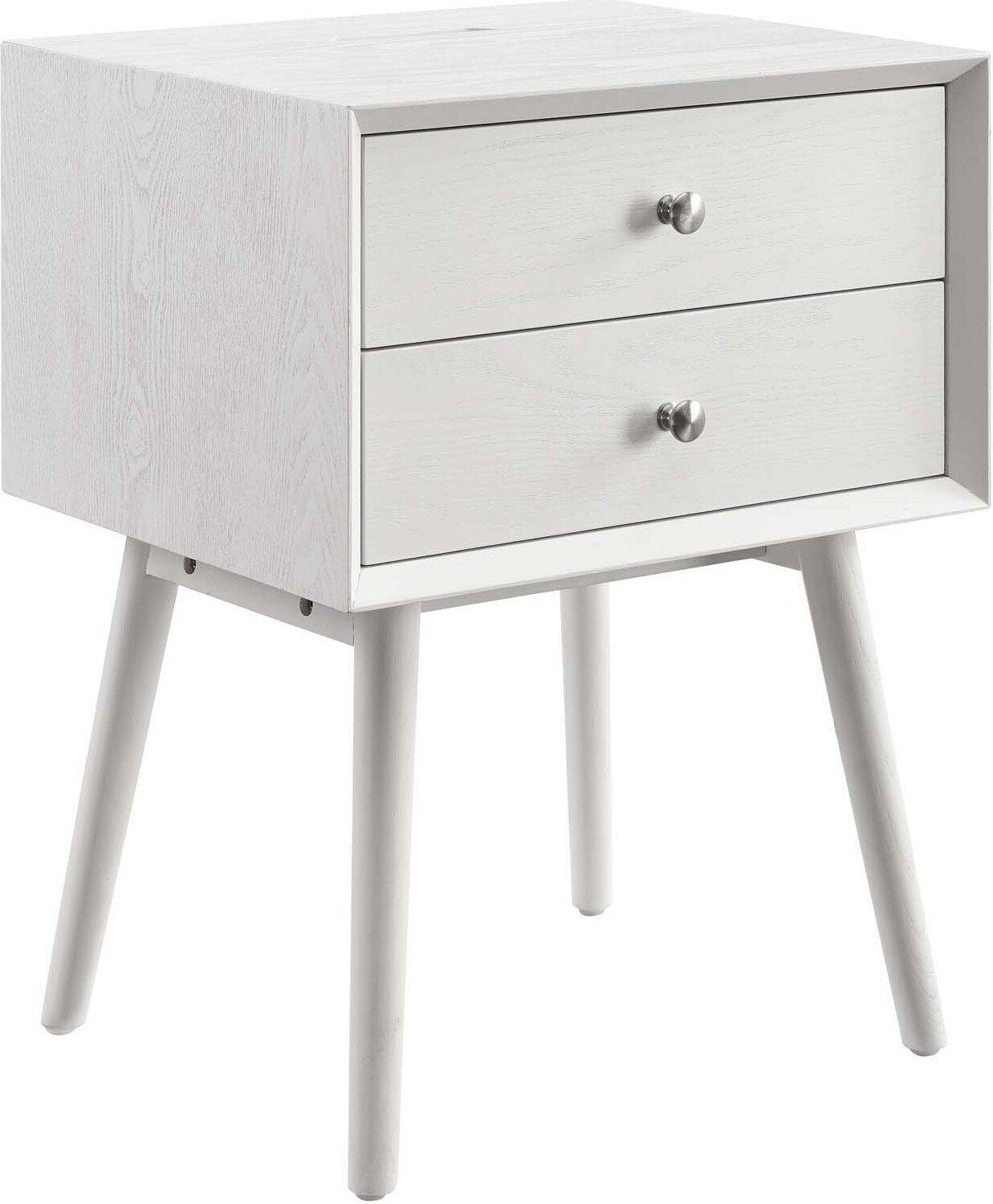 Ember Wood Nightstand With Usb Ports Eei 4343 Whi Whi 1stopbedrooms