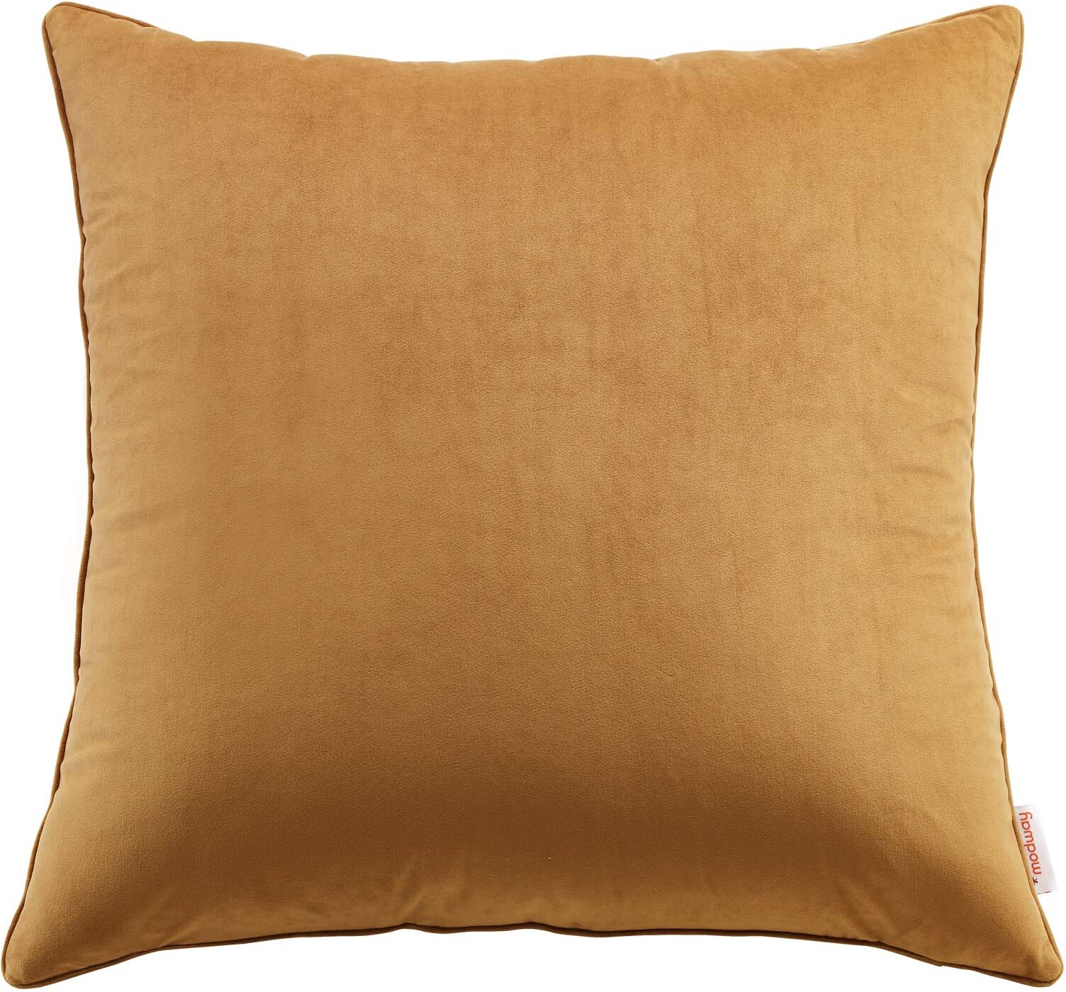 Shop Accentuate 18 Performance Velvet Throw Pillow Cognac Green, Pillows  & Throws