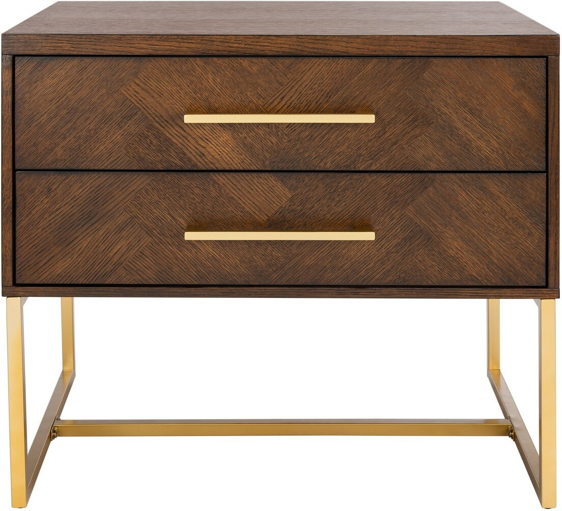 Walnut color outlet nightstand