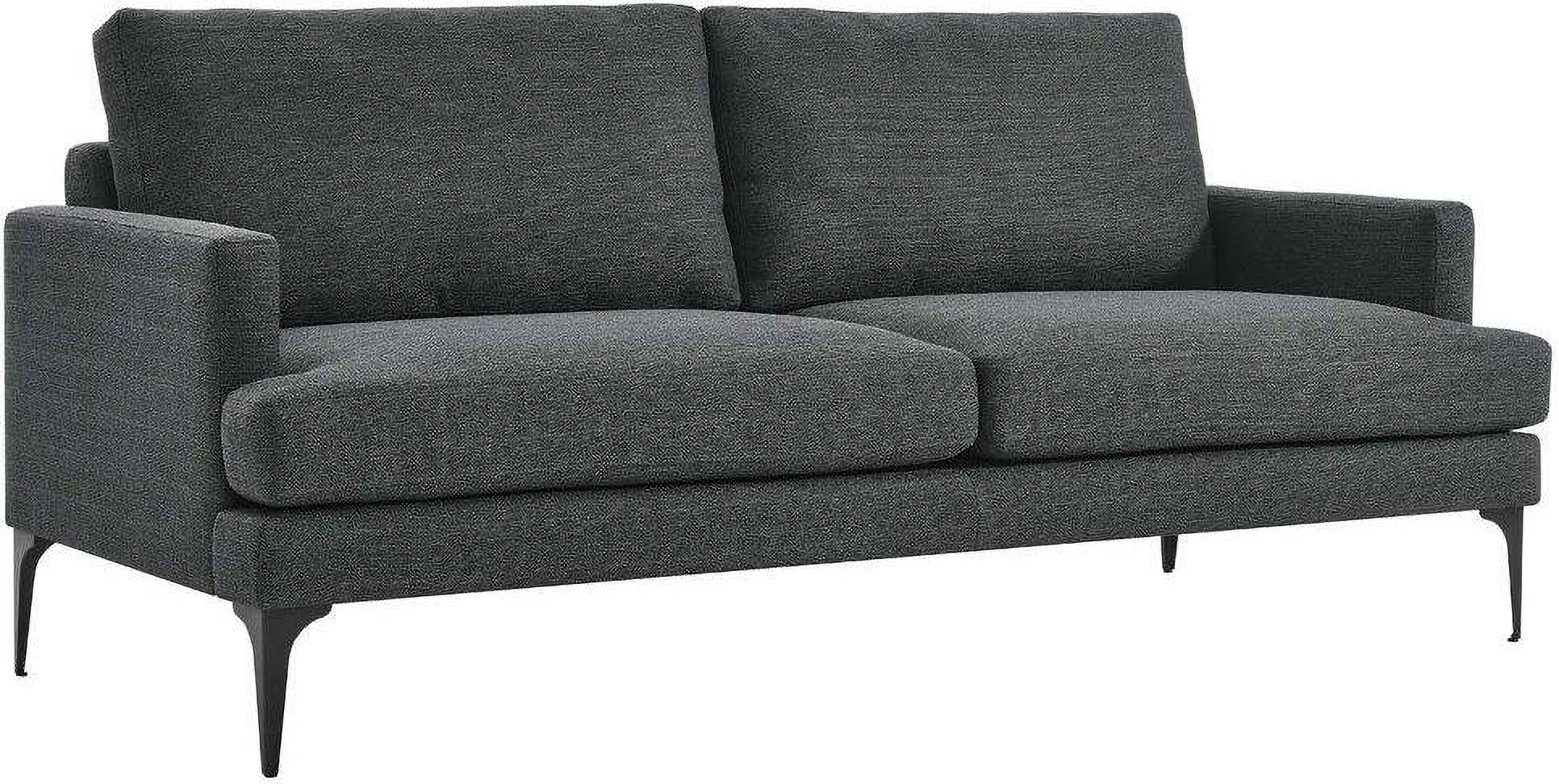 Evermore Upholstered Fabric Sofa In Gray by Modway | 1StopBedrooms