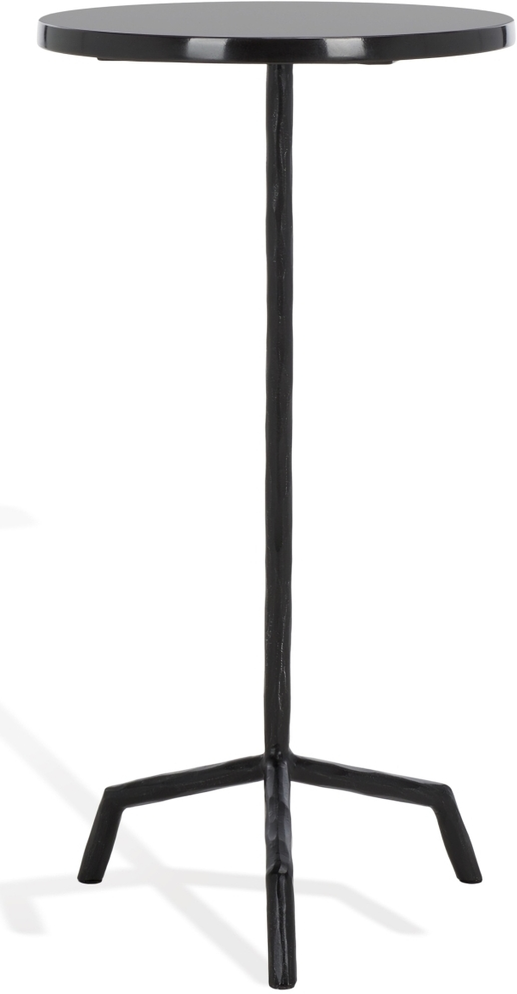 Fabrianna Marble Top Drink Table In Black by Safavieh Couture | 1StopBedrooms