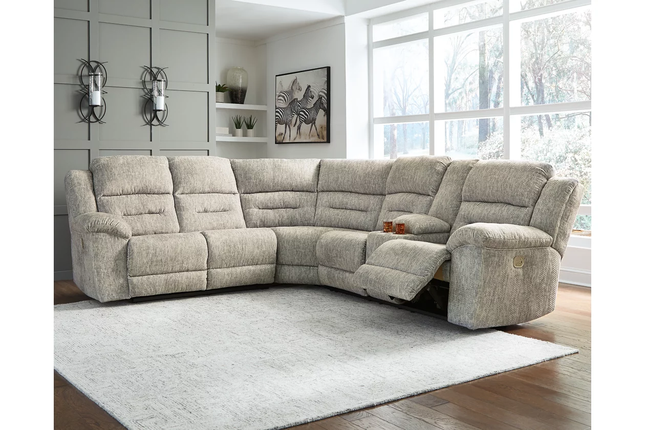 Ashley pewter deals sectional