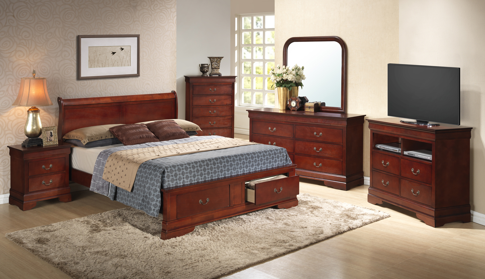 Glory Glory Furniture G3100 Low Profile Storage Bedroom ...