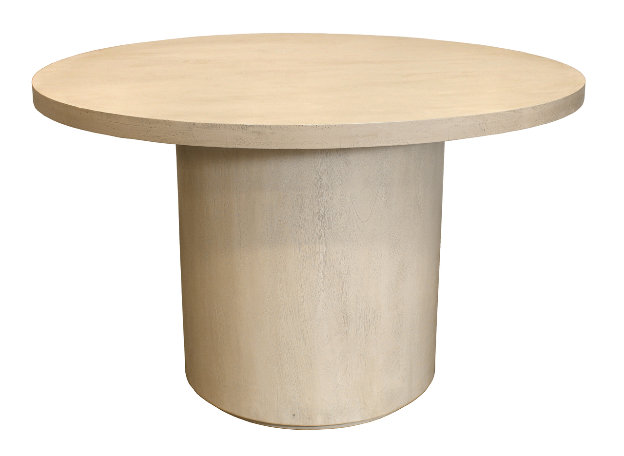 Flagstaff 48 Inch Round Dining Table In Natural and Stone by Moti ...