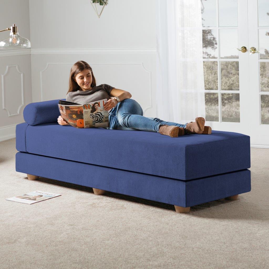 Kensington Navy Back Cushion for Sofa and sectional modular pieces