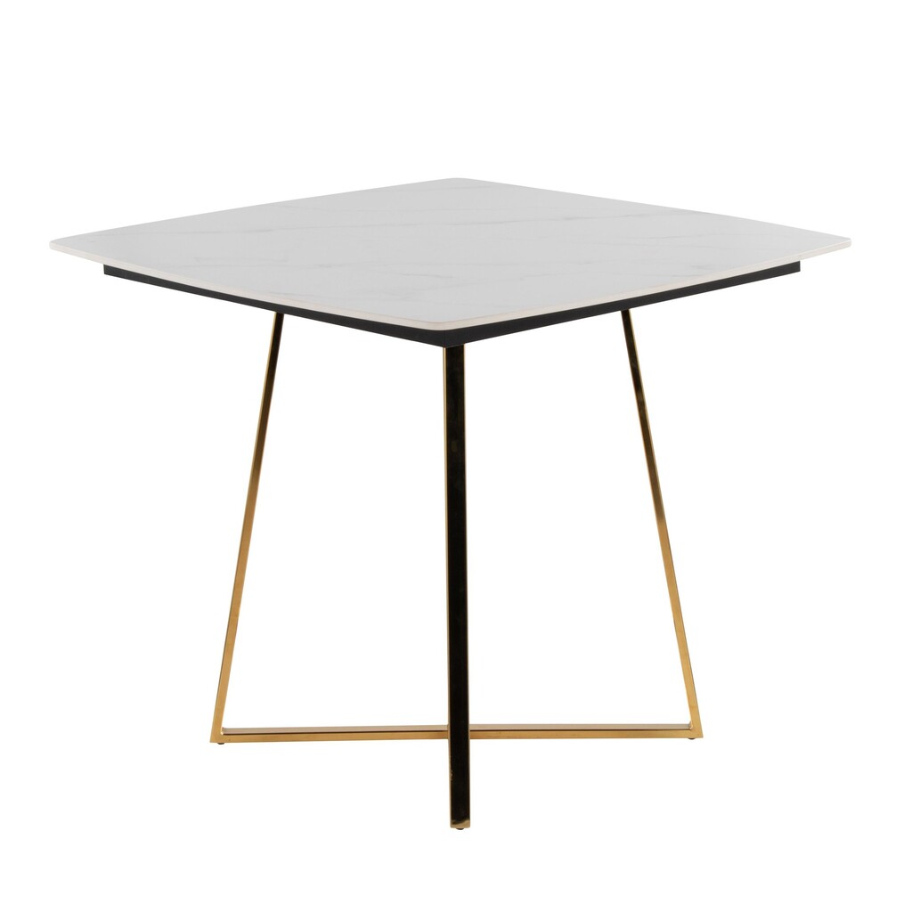 Folia Dinette Table In White and Black