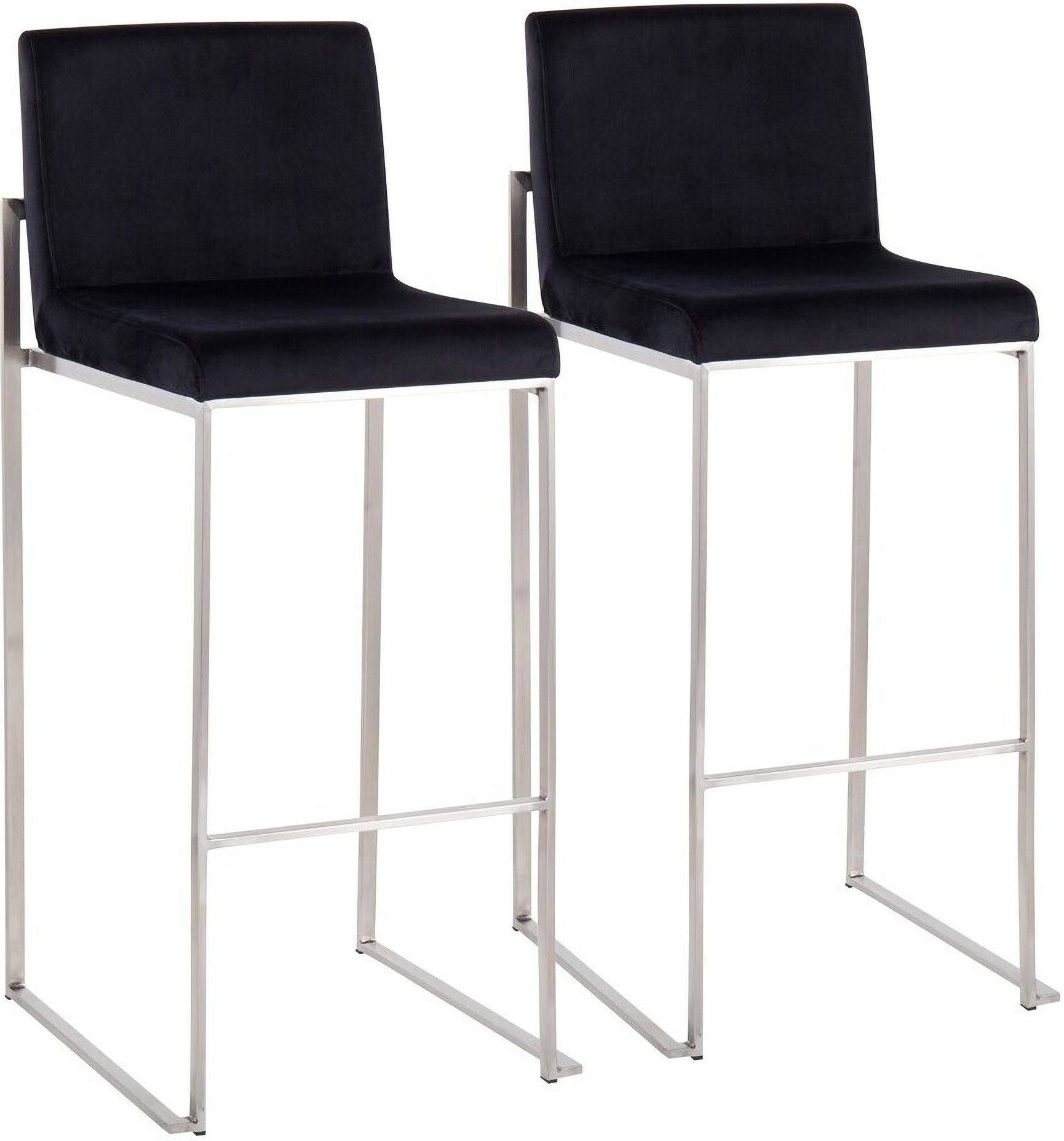 Padded high back online bar stools