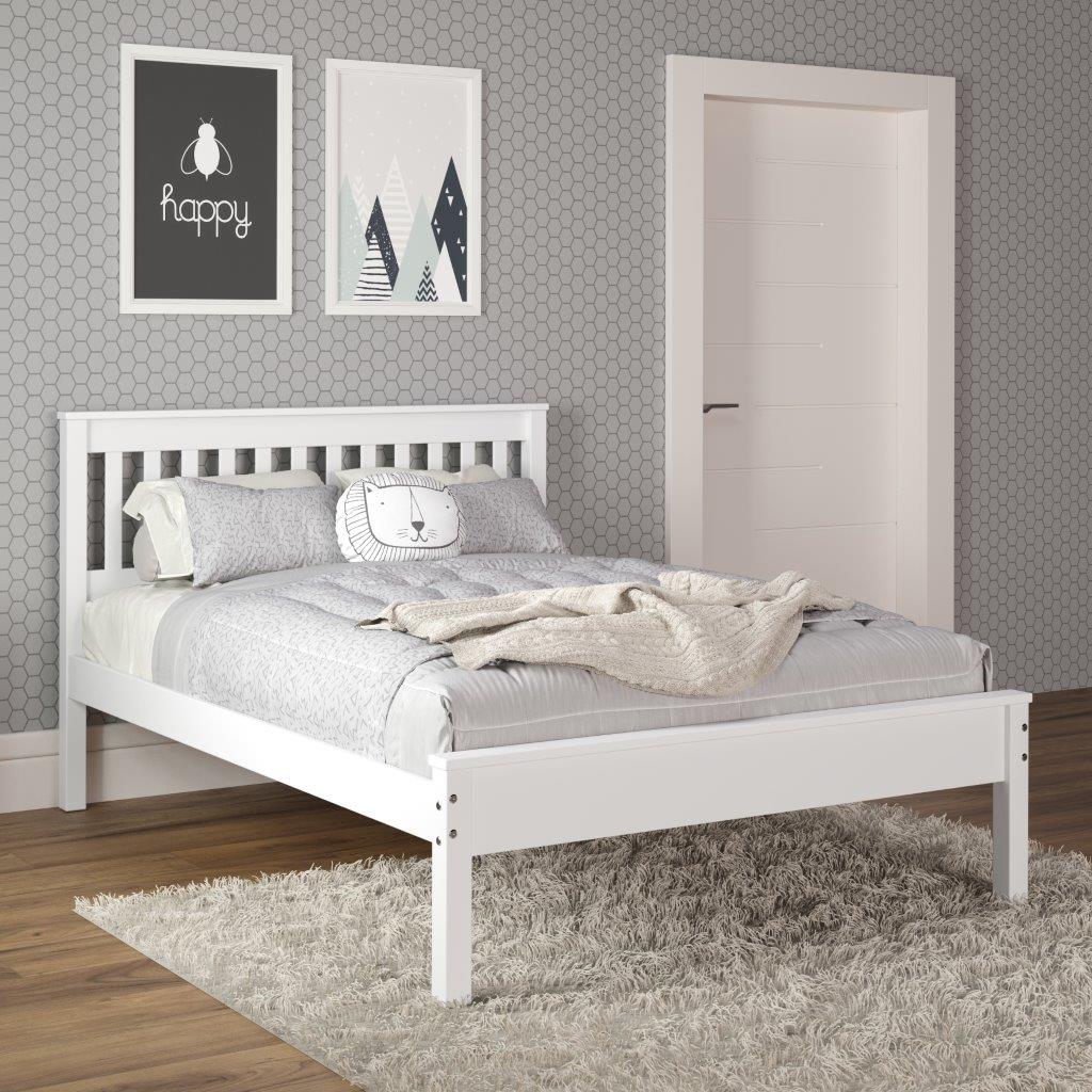 Full Contempo Bed In White by DONCO kids | 1StopBedrooms