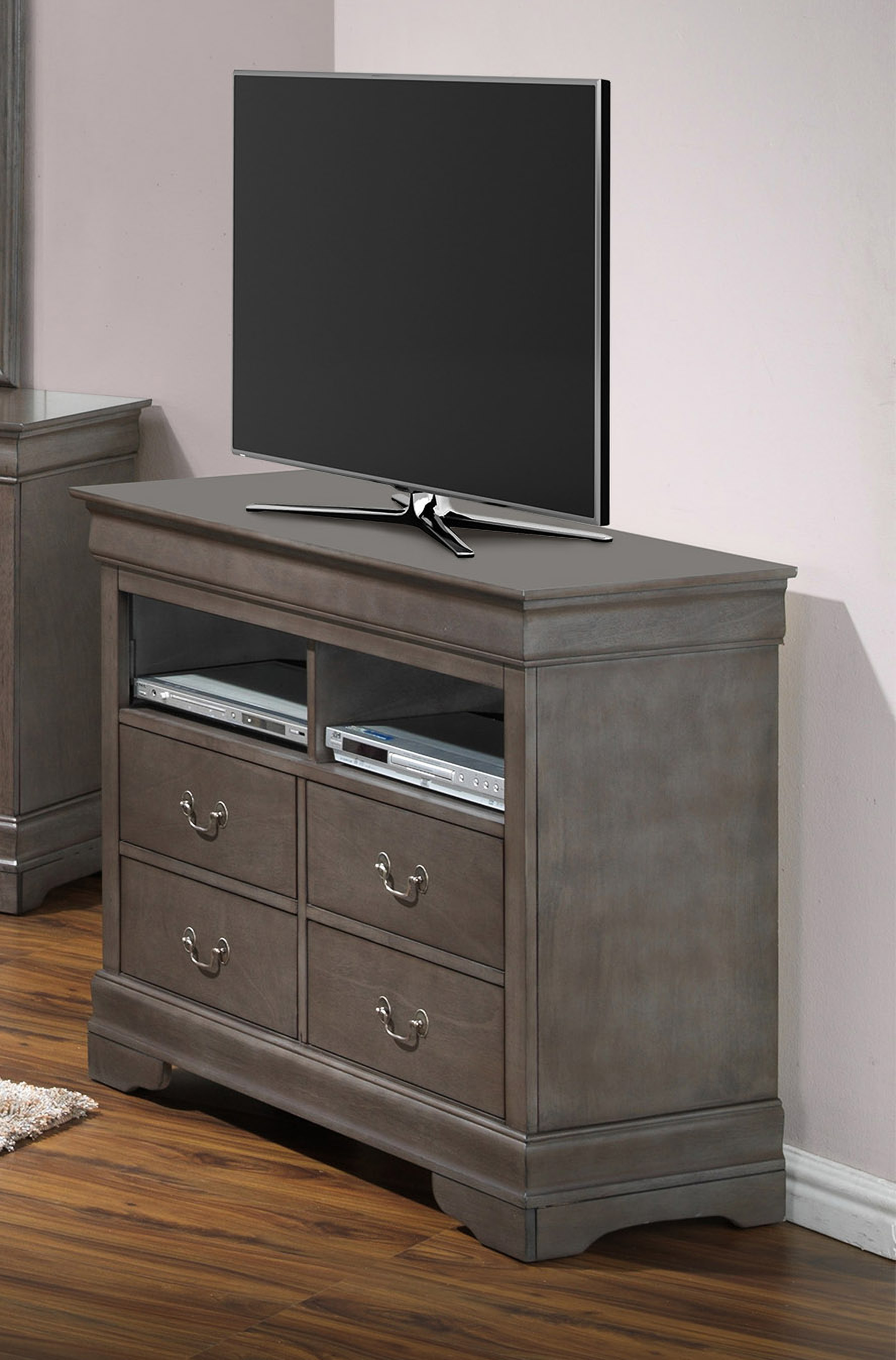 Glory Furniture G3105 TV Chest in Grey | 1StopBedrooms