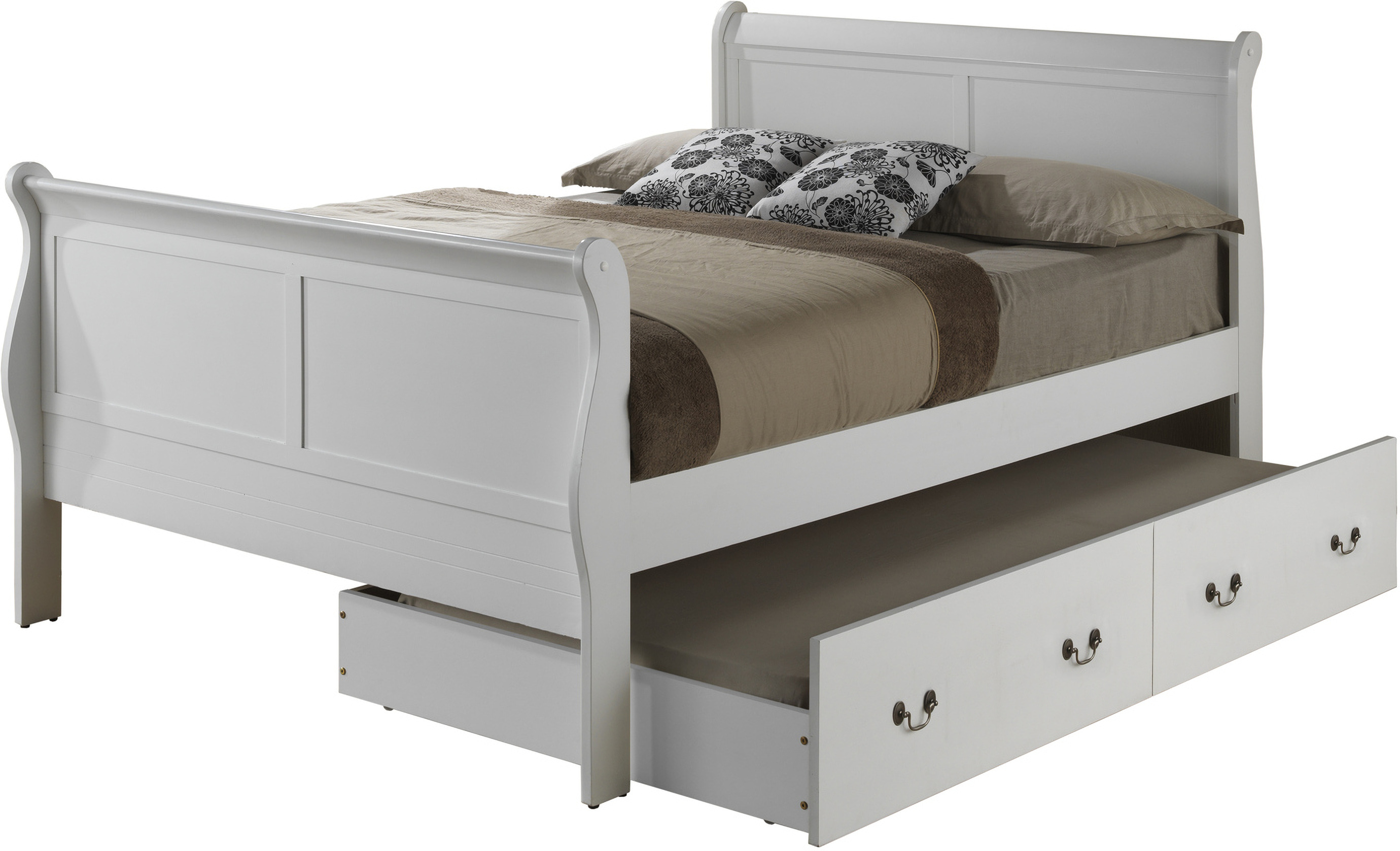 Glory Furniture G3190A 5-Piece Bedroom Set in White