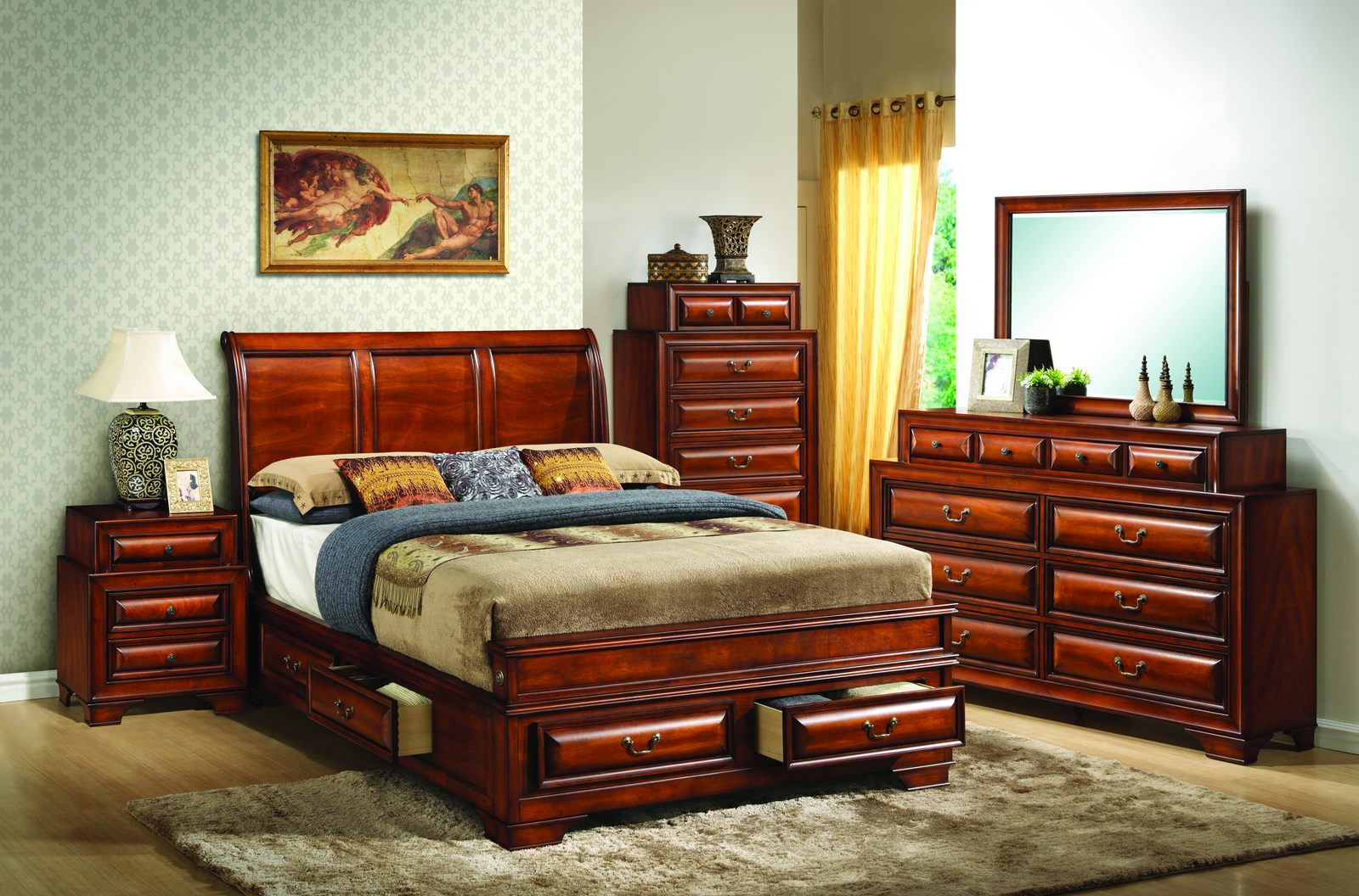 glory bedroom furniture footboard with drawers