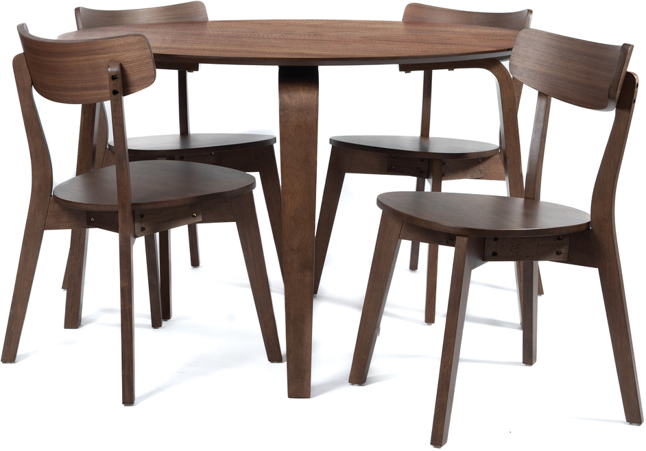 Gabby Complete Table In Walnut by New Classic | 1StopBedrooms