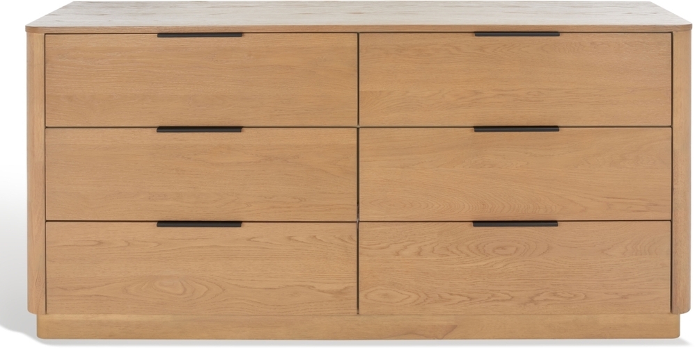 Gabrietta 6 Drawer Wood Dresser