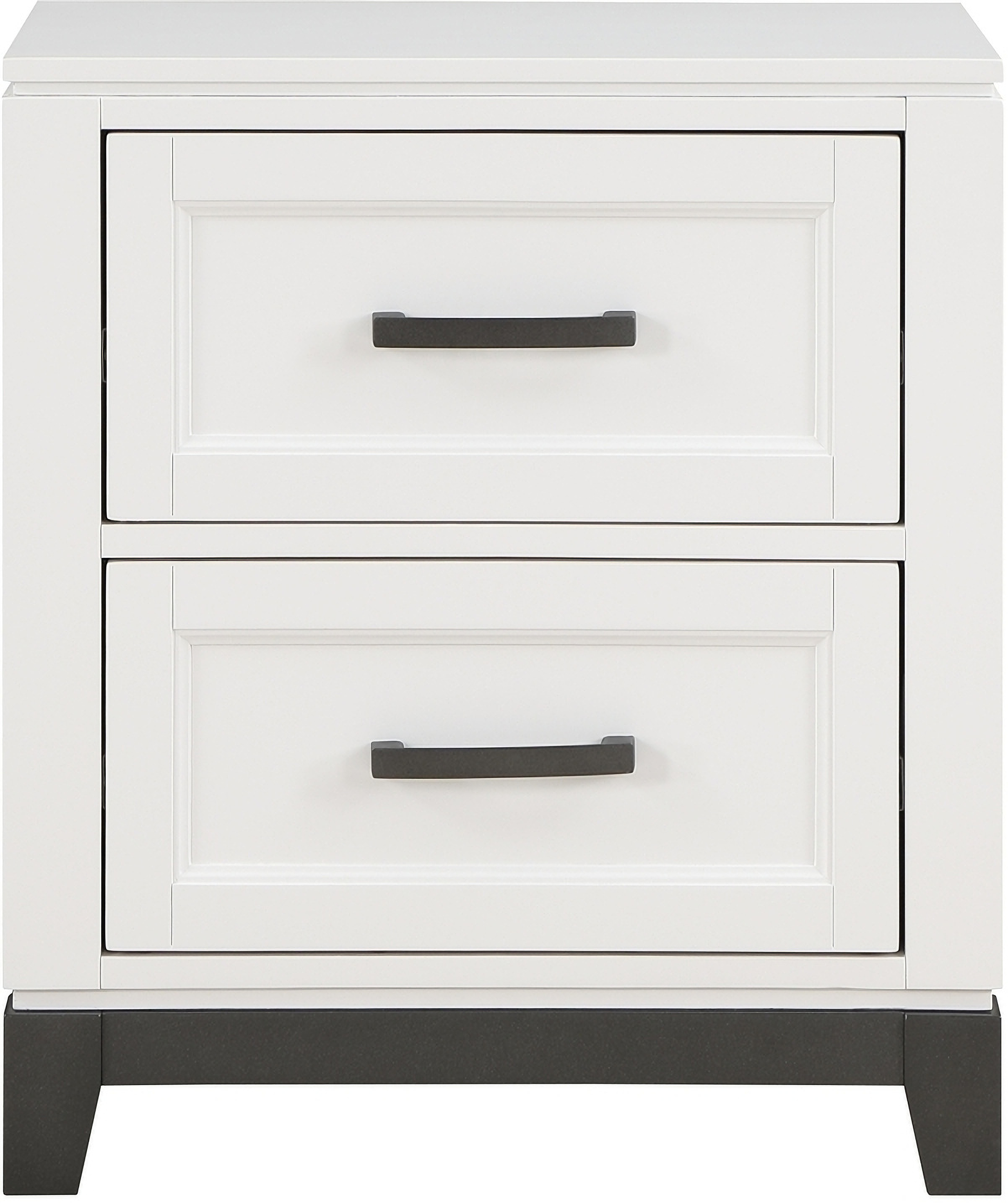 Garretson Night Stands In Gray and White