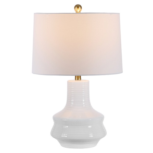 Genra Table Lamp in Ivory by Safavieh 1StopBedrooms