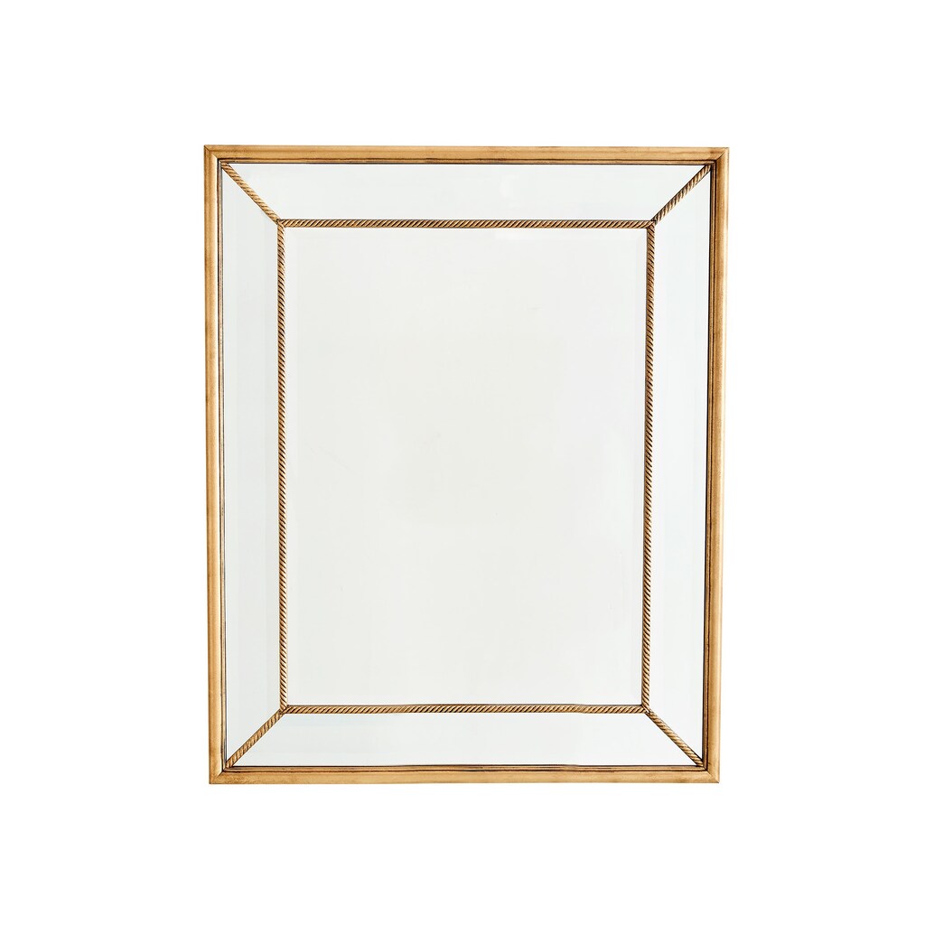 Gilded Rope Mirror In Gold by Global Views | 1StopBedrooms