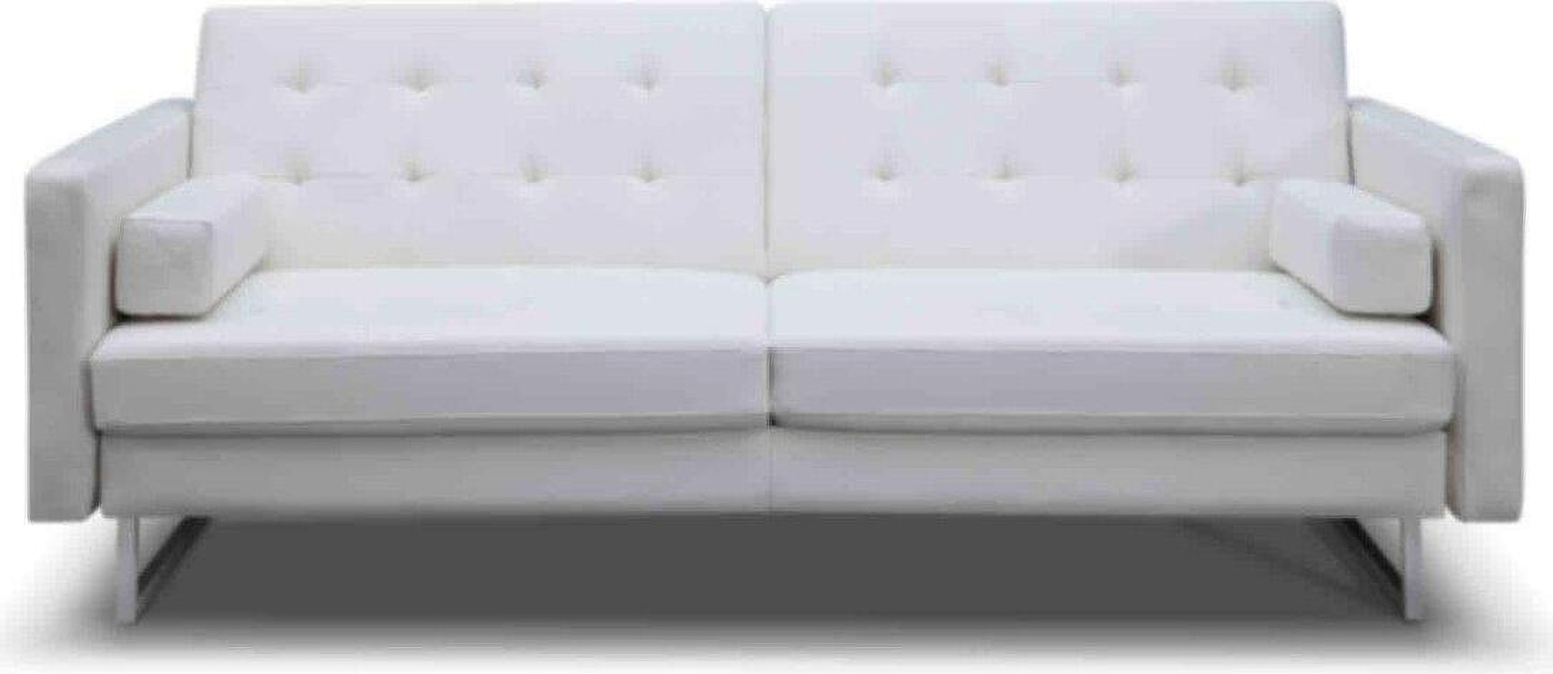 Giovanni White Sofa Bed by Whiteline Modern Living | 1StopBedrooms