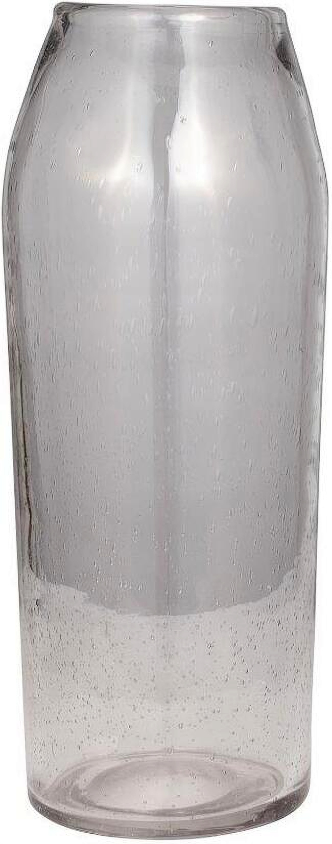 Glass 19 Inch Floor Vase Bubble Clear by Sagebrook Home