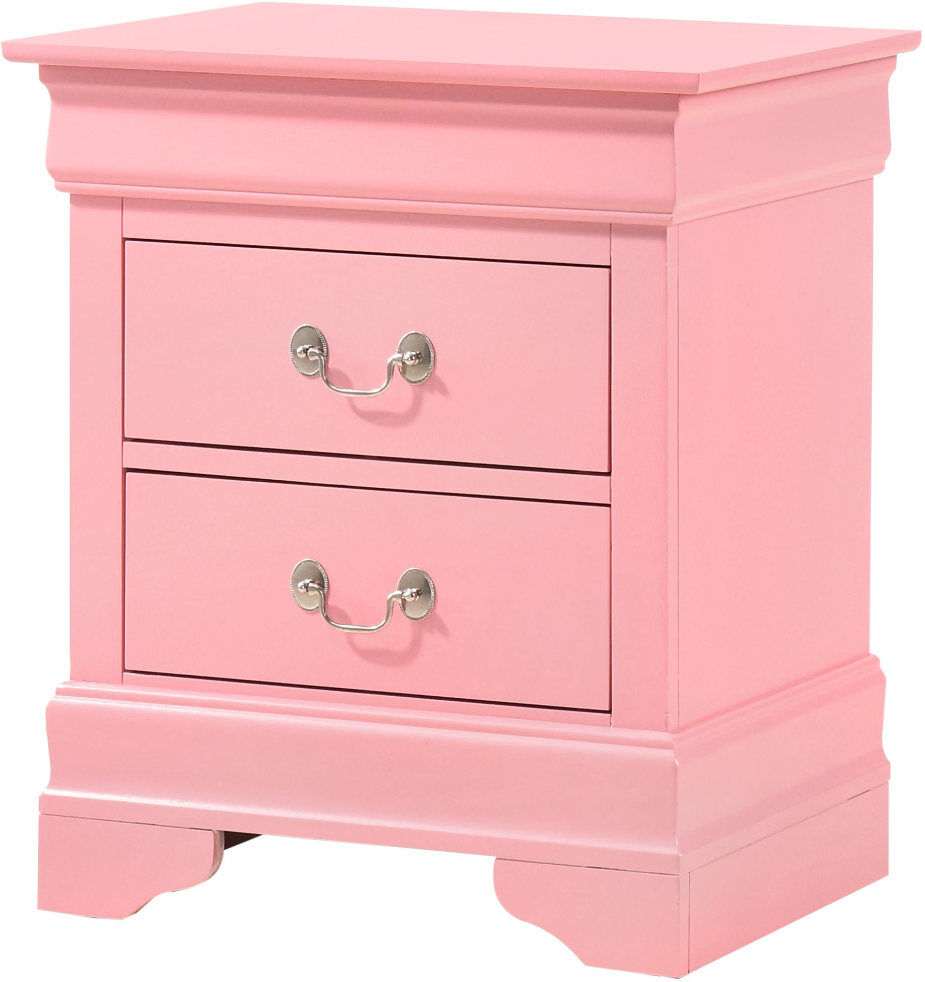 Glory Furniture Louis Phillipe G3104-N Nightstand , Pink, 1 - Harris Teeter