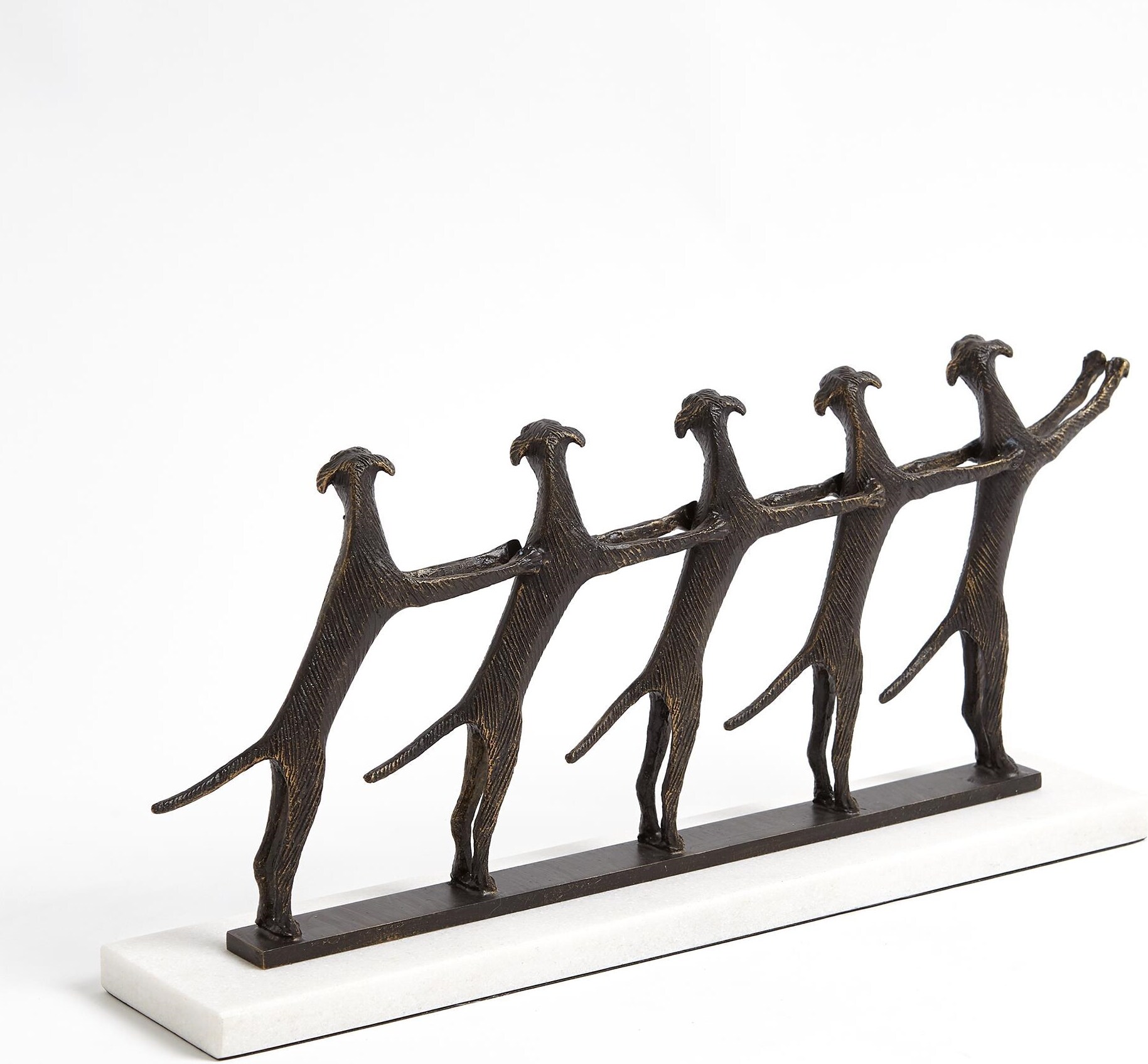 Golden Conga Line by Global Views 1StopBedrooms