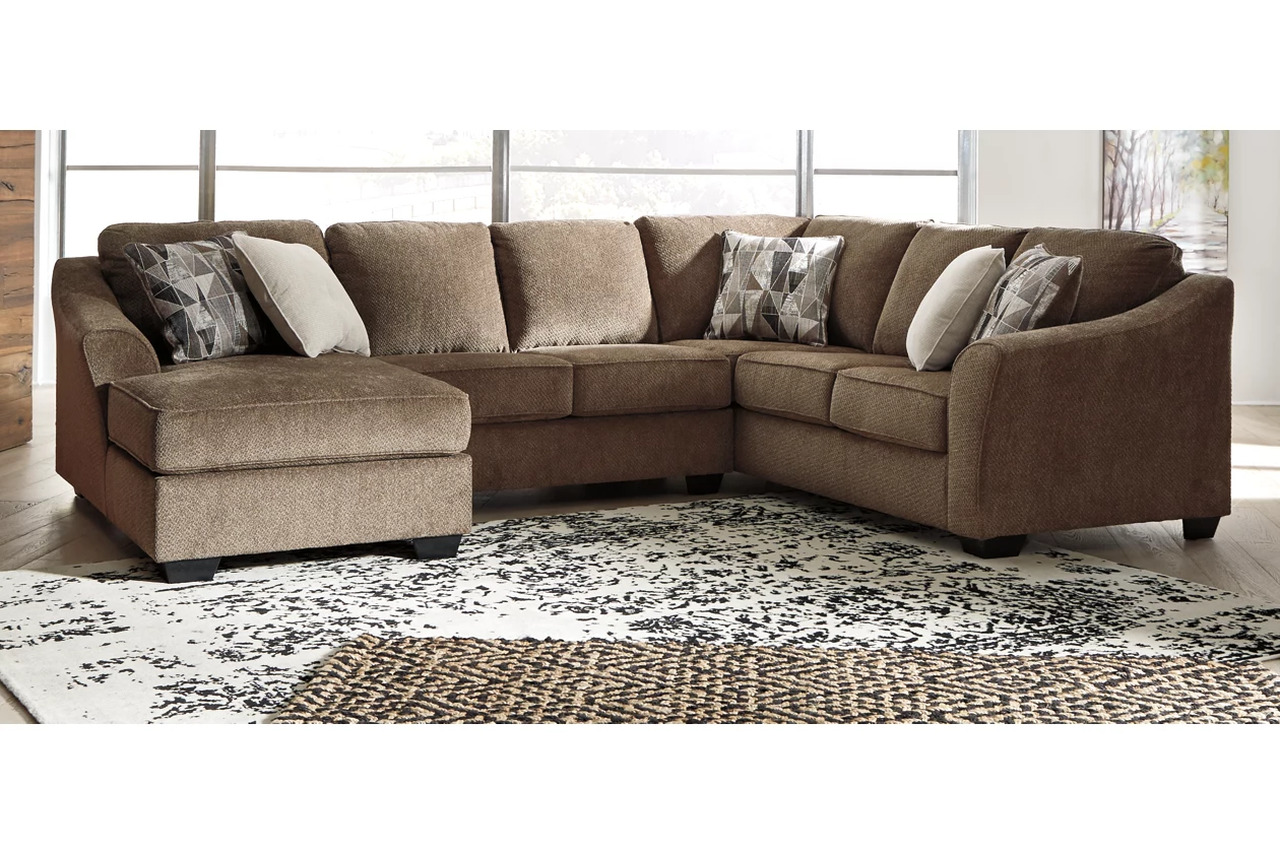 Mammoth 3 piece sectional with laf chaise and 2024 raf wedge