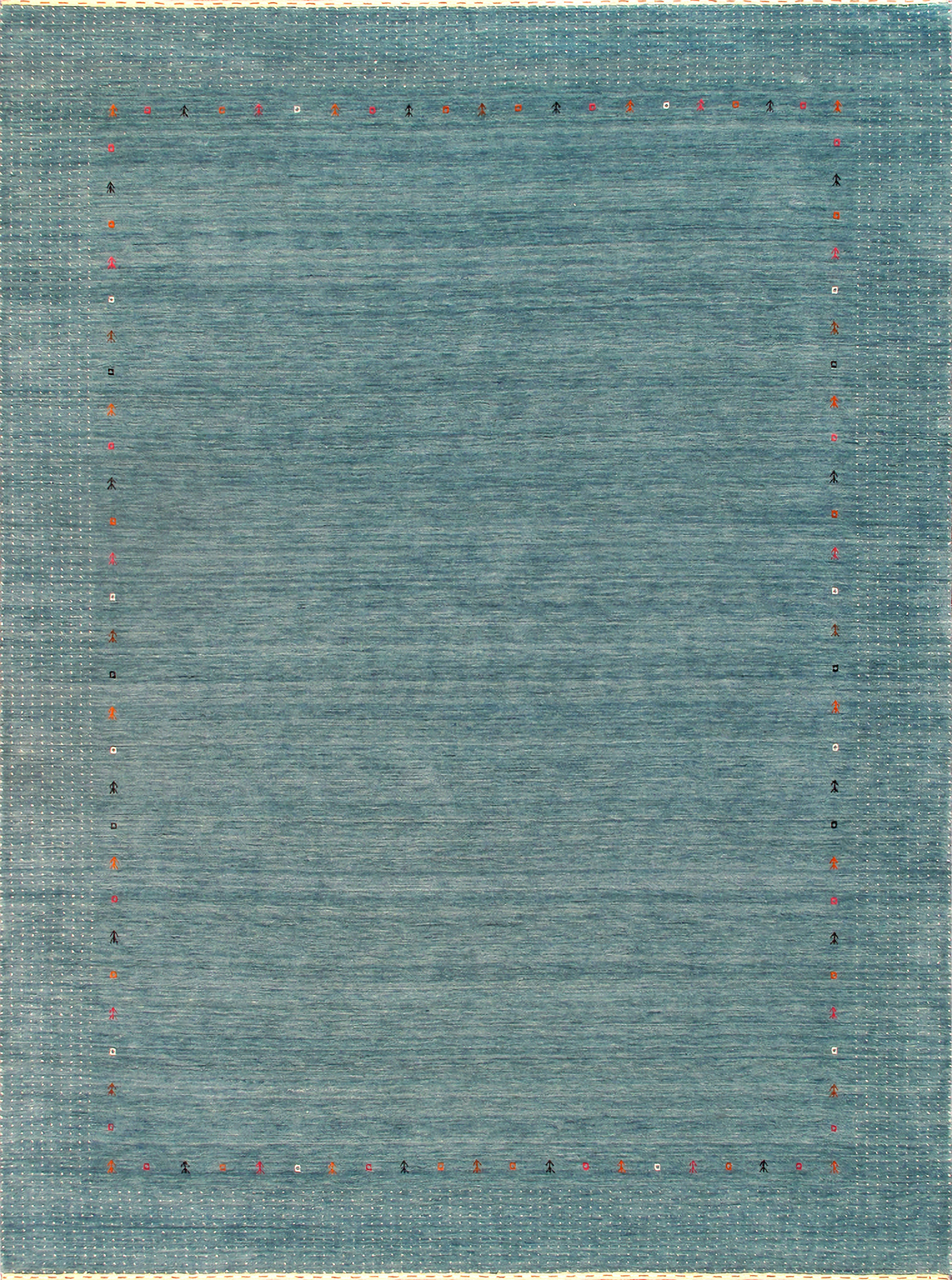 Gramercy Collection Hand-Loomed Silk and Wool Area Rug- 5' x 7' In ...