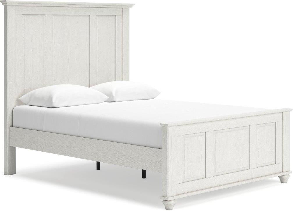 Grantoni White Queen Poster Bed by Ashley Furniture 1StopBedrooms