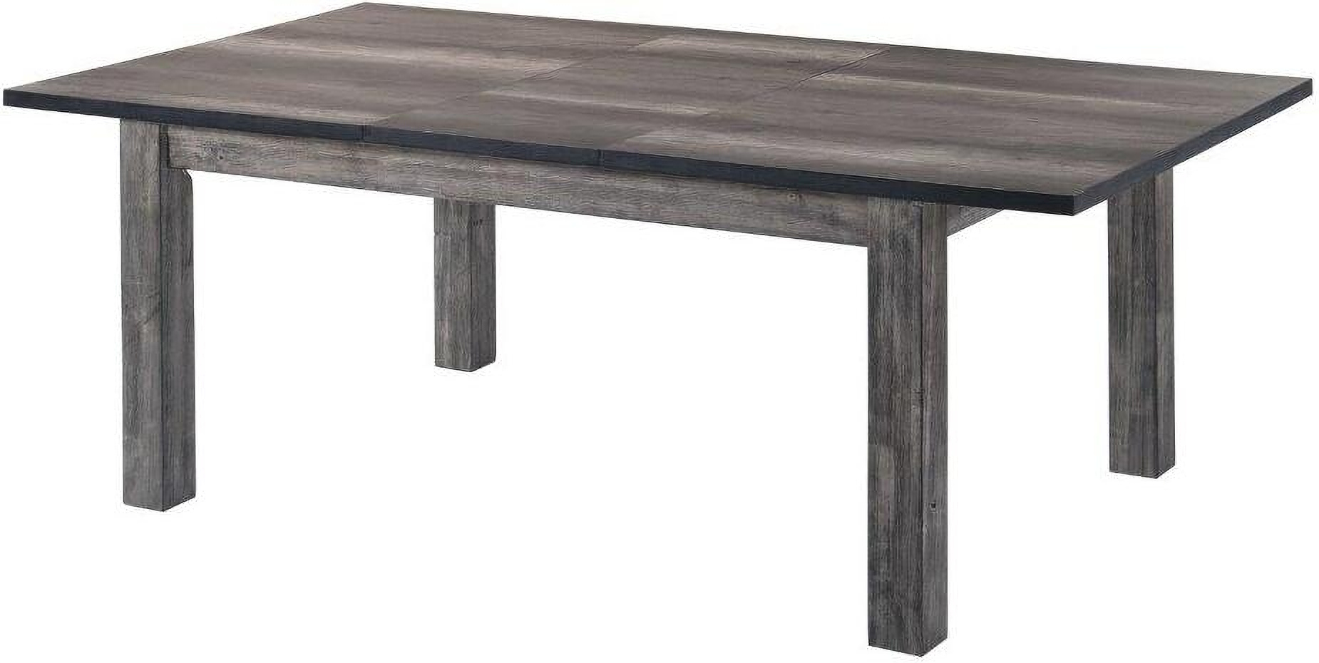 Grayson Grey Oak Extendable Rectangular Dining Table