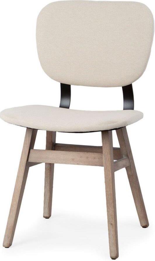 Armless Accent Chair, Modern Writing Desk Chair with Solid Wooden Legs and  Tufted Upholstered Seat Cushion, Chair for Living Rooms Kitchen Dining Room  Bedrooms Dorm Apartment, Beige 