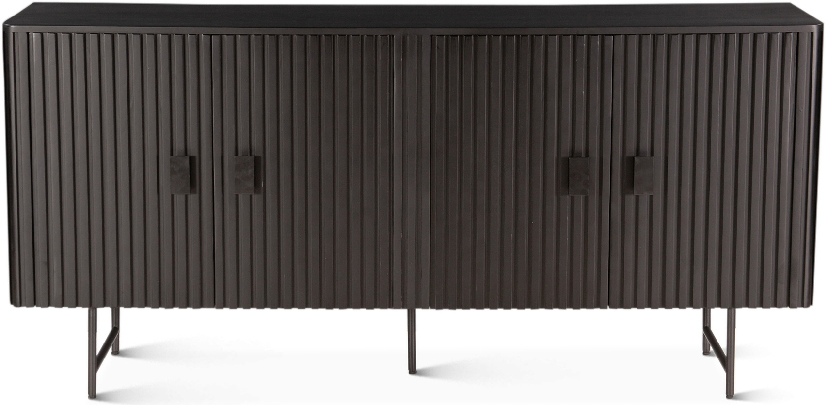 Halden 67 Inch Sideboard In Matte Black by Home Trends and Design ...