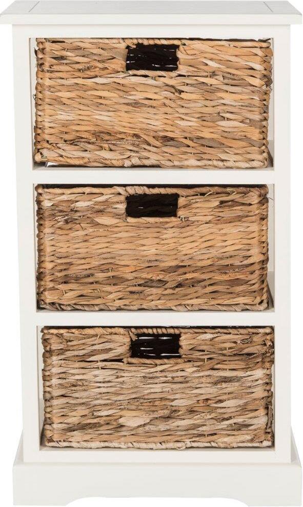 Storage Cabinets With Wicker Basket Drawers