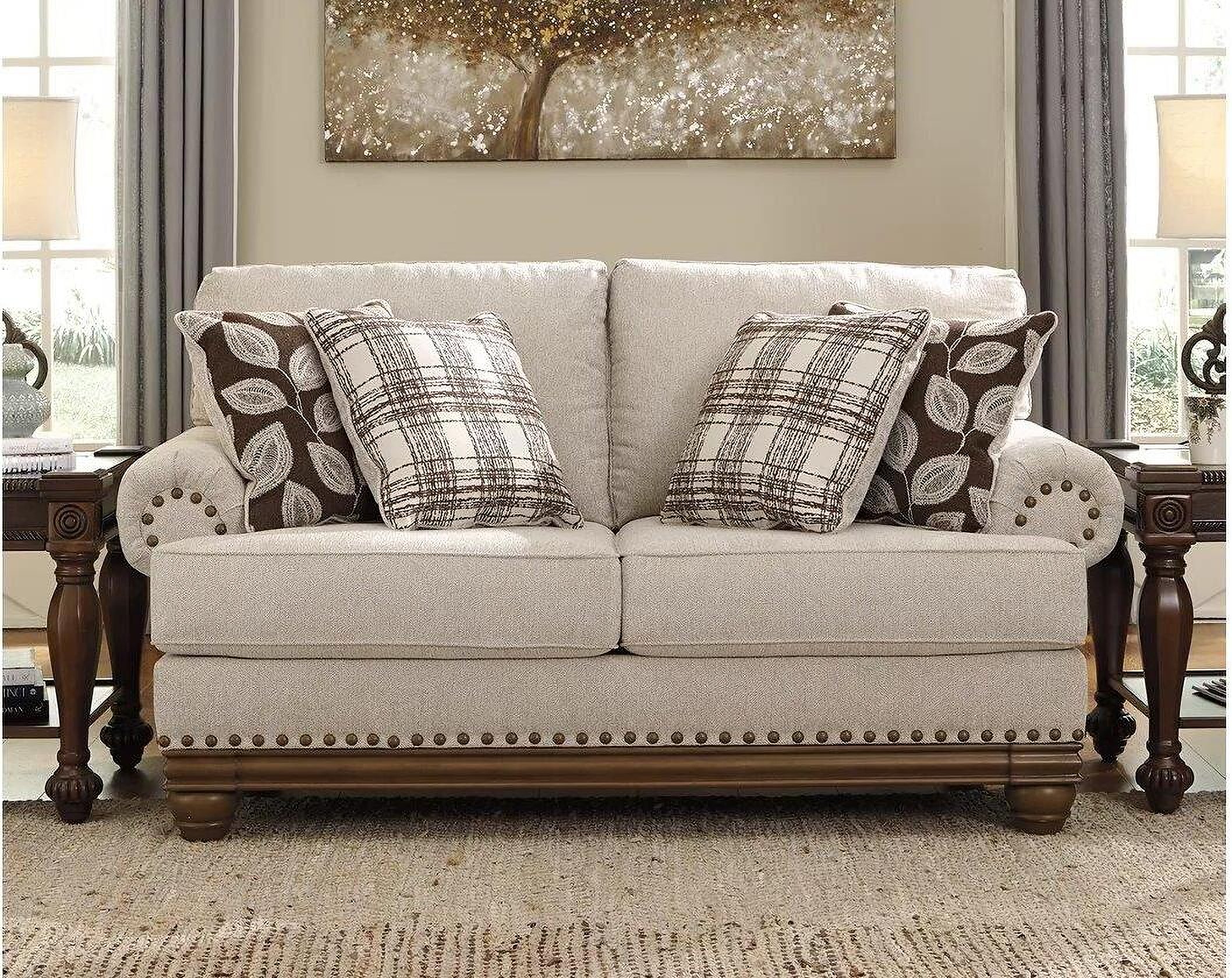 Harleson Loveseat In Wheat By Ashley