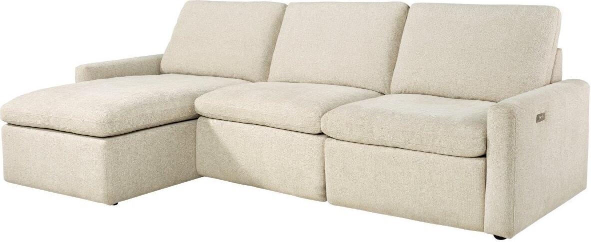 Linen reclining shop sectional